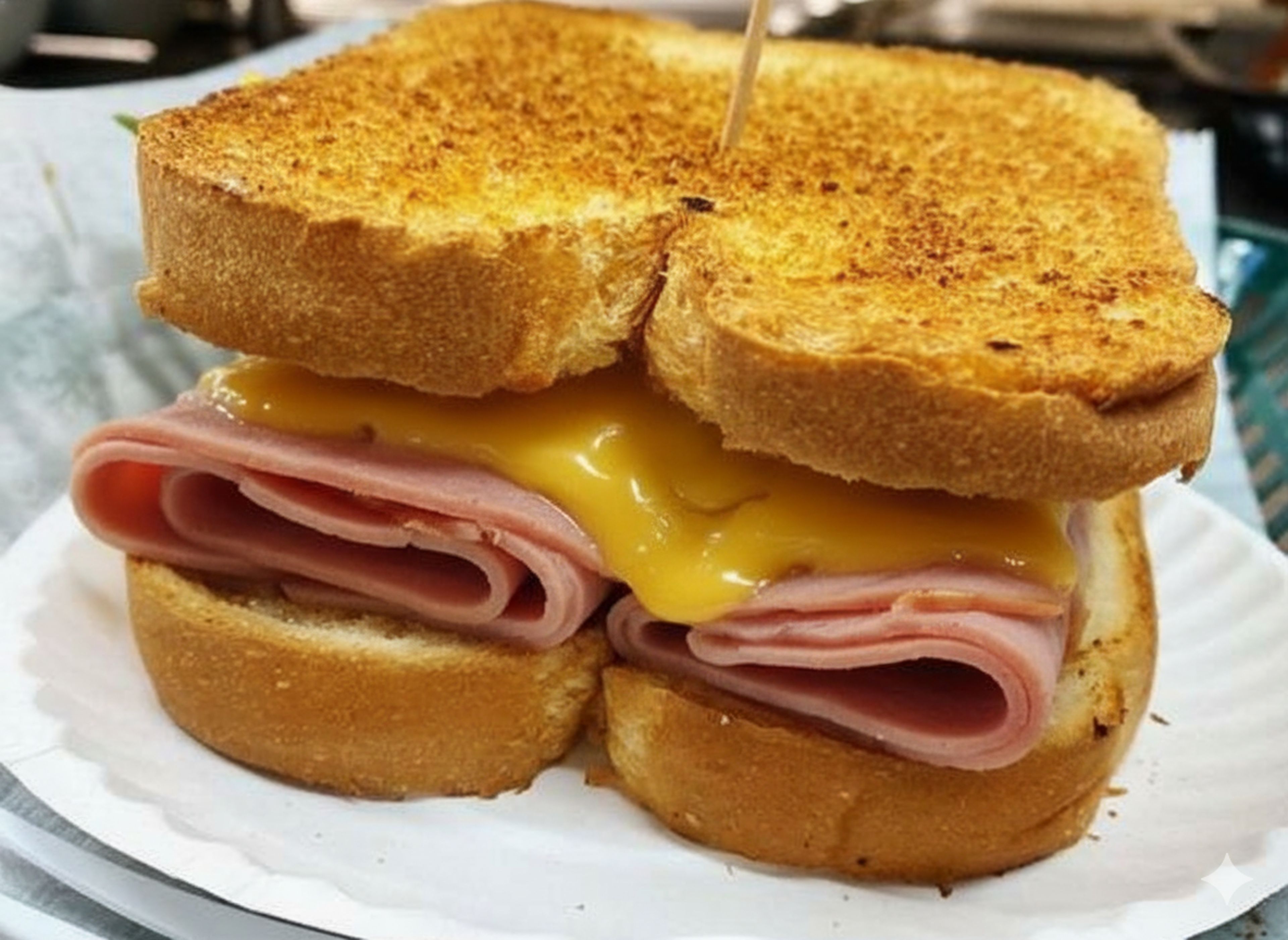 Ham/Cheese-Jamon /Queso.