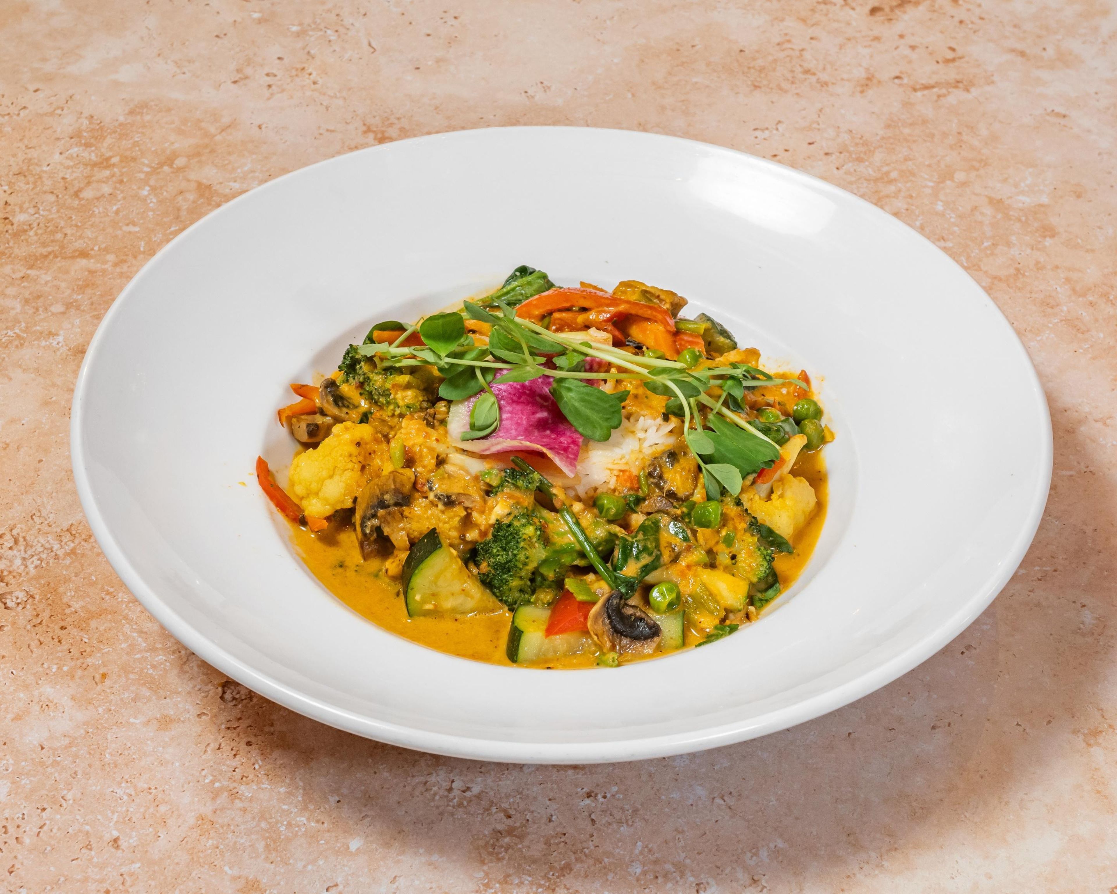 Thai Style Curry Veggie.