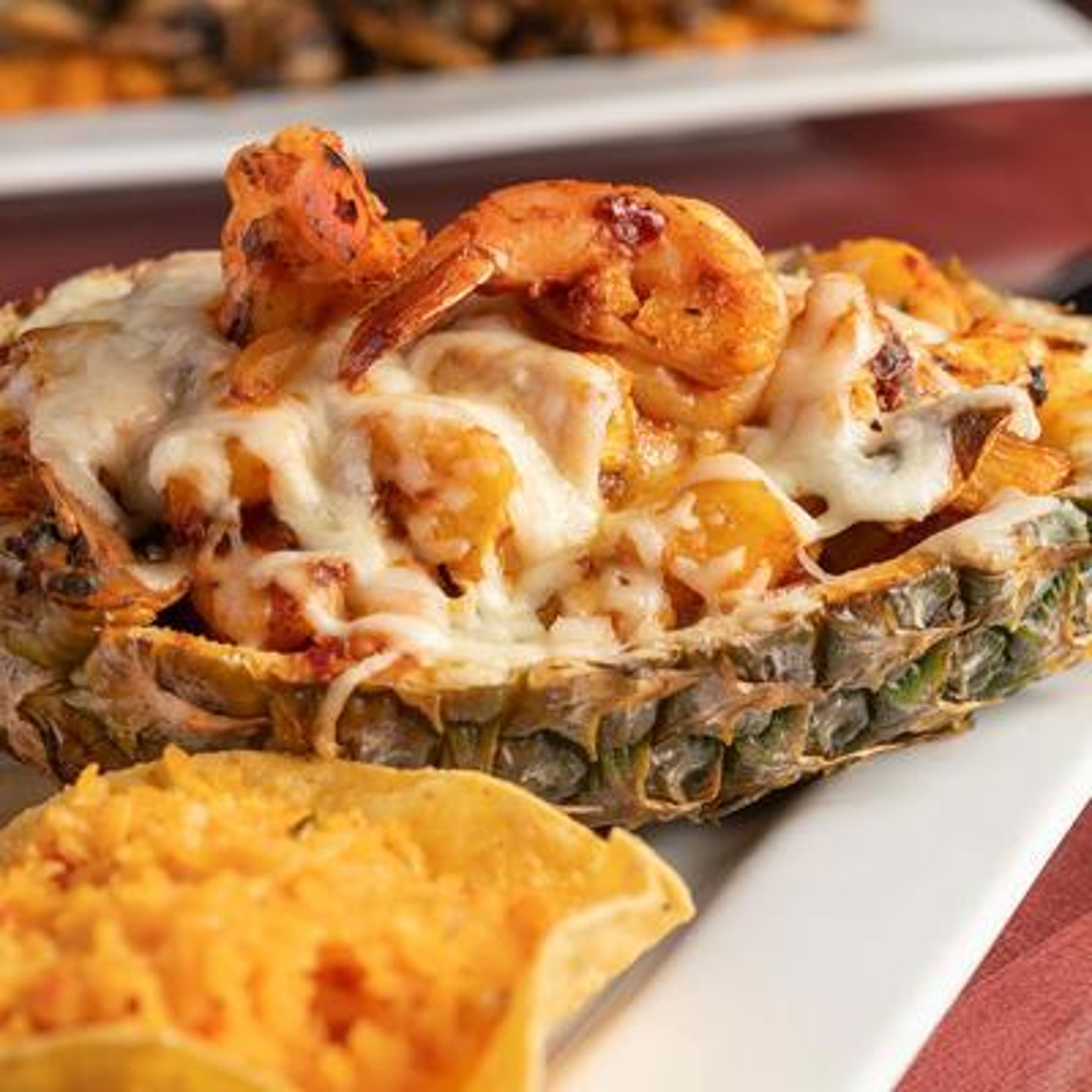 Shrimp Grilled Pineapple.