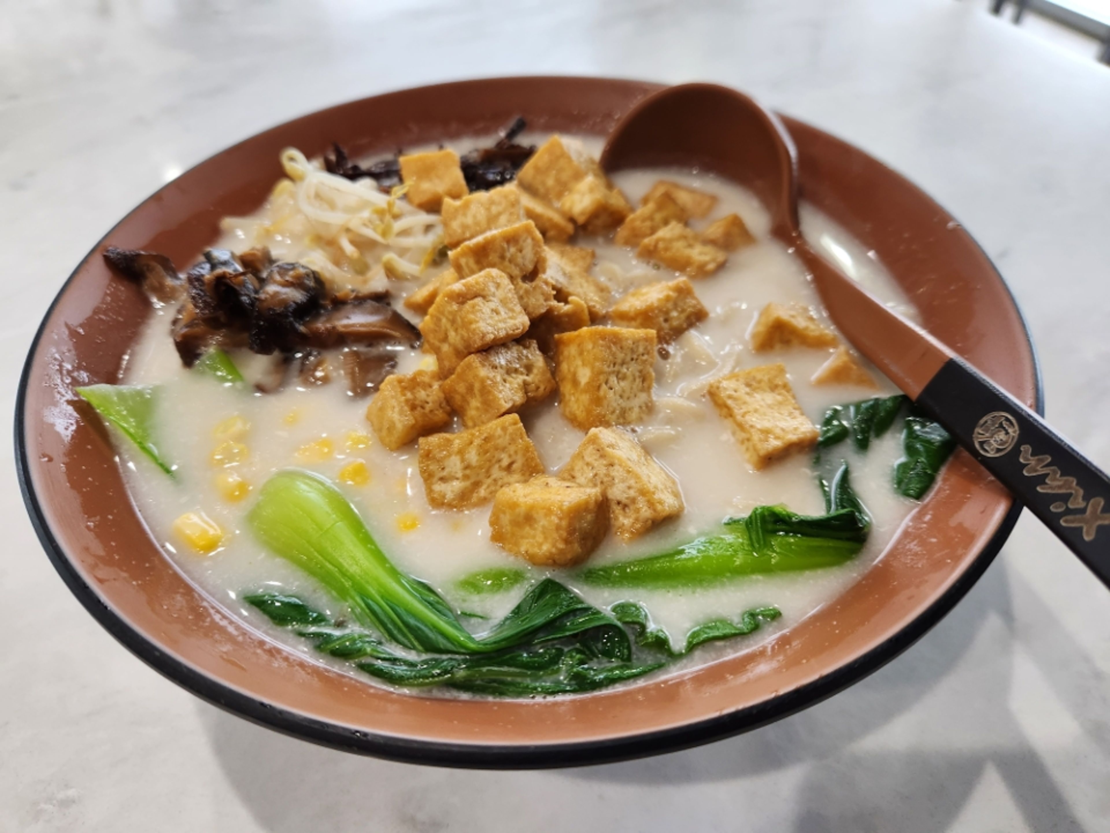 Creamy Veggie NoodleSoup*🥬菜浓汤拉面.