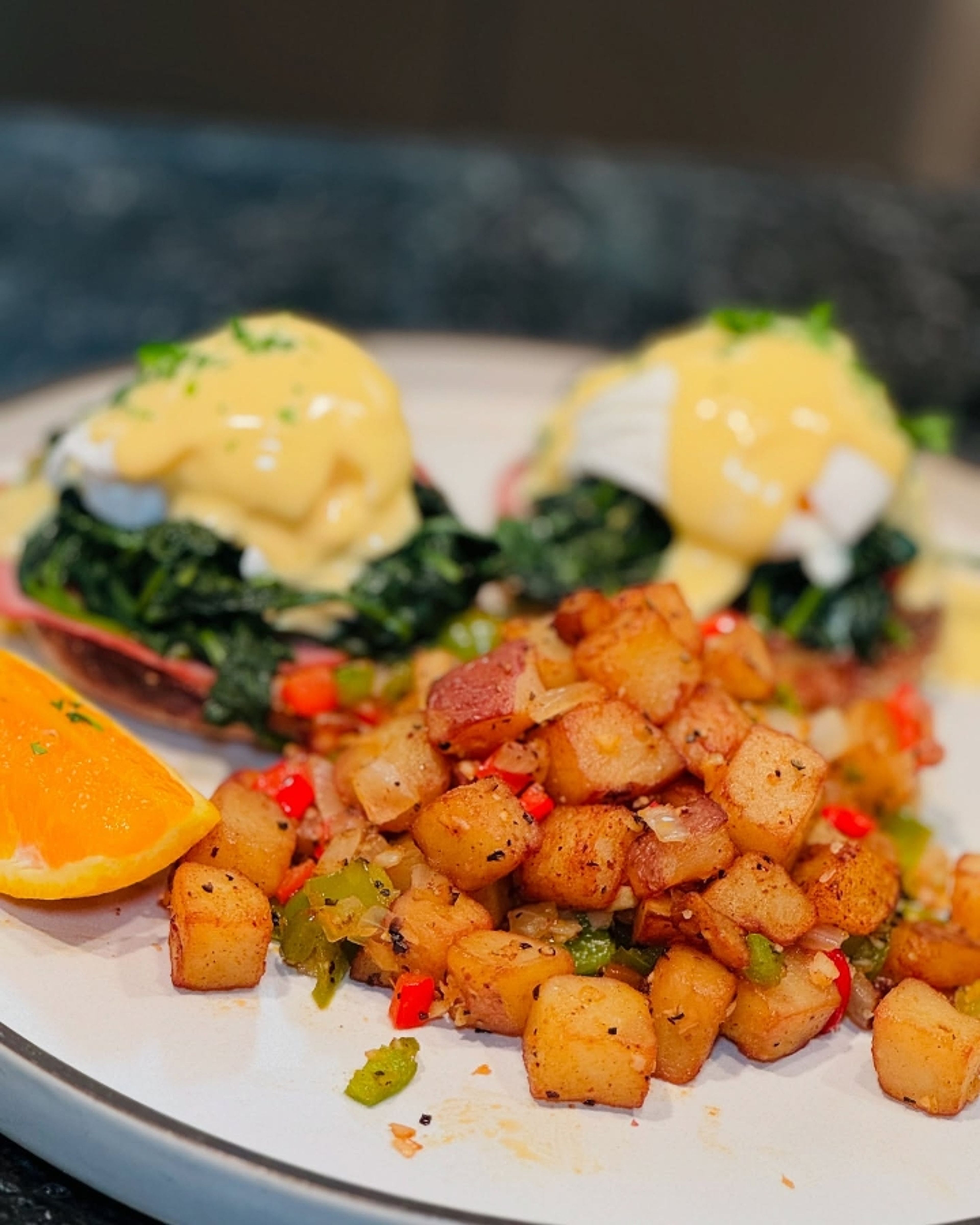 Classic Eggs Benedict.