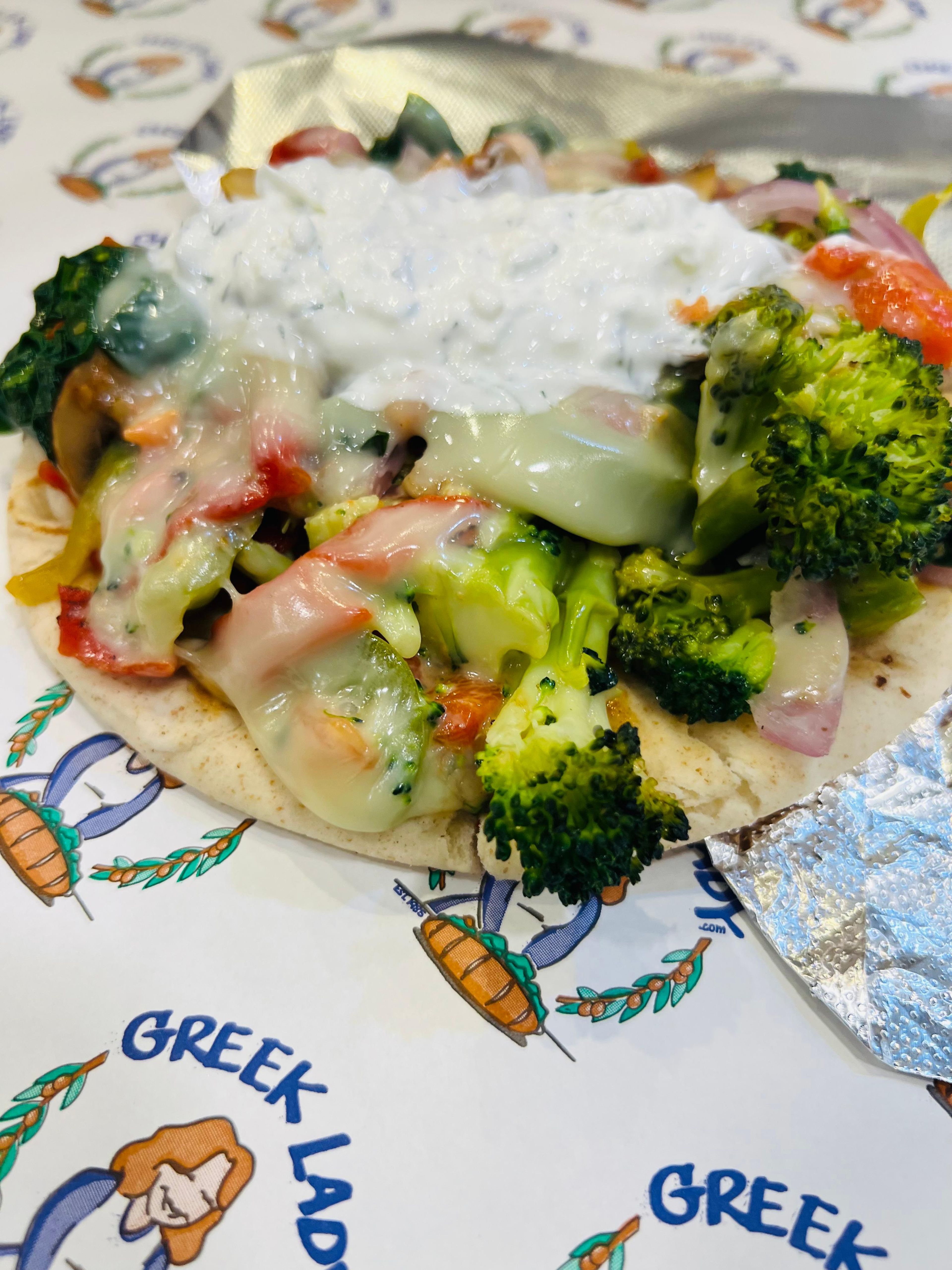 Grilled Veggie Pita.