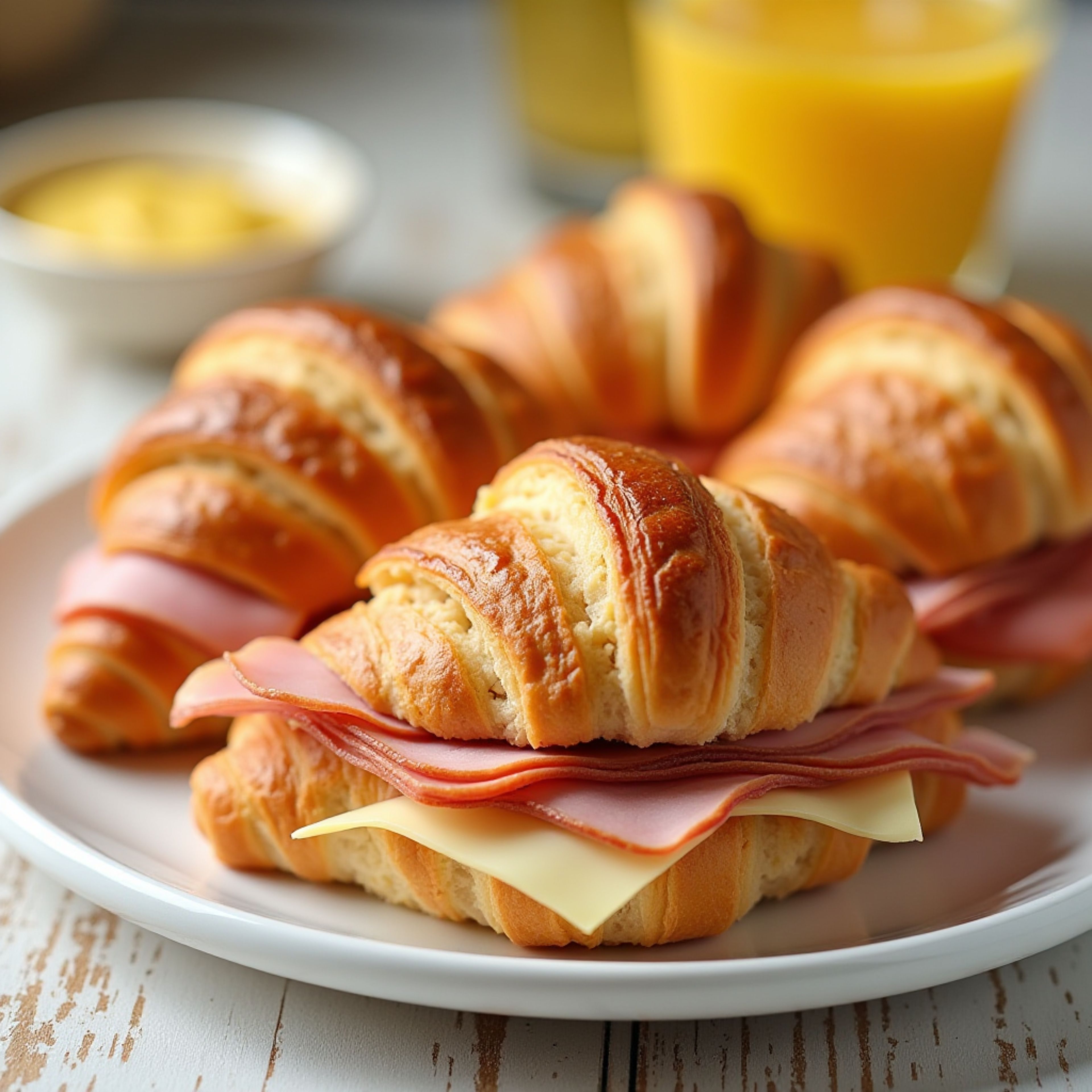 Ham & Swiss Croissant.