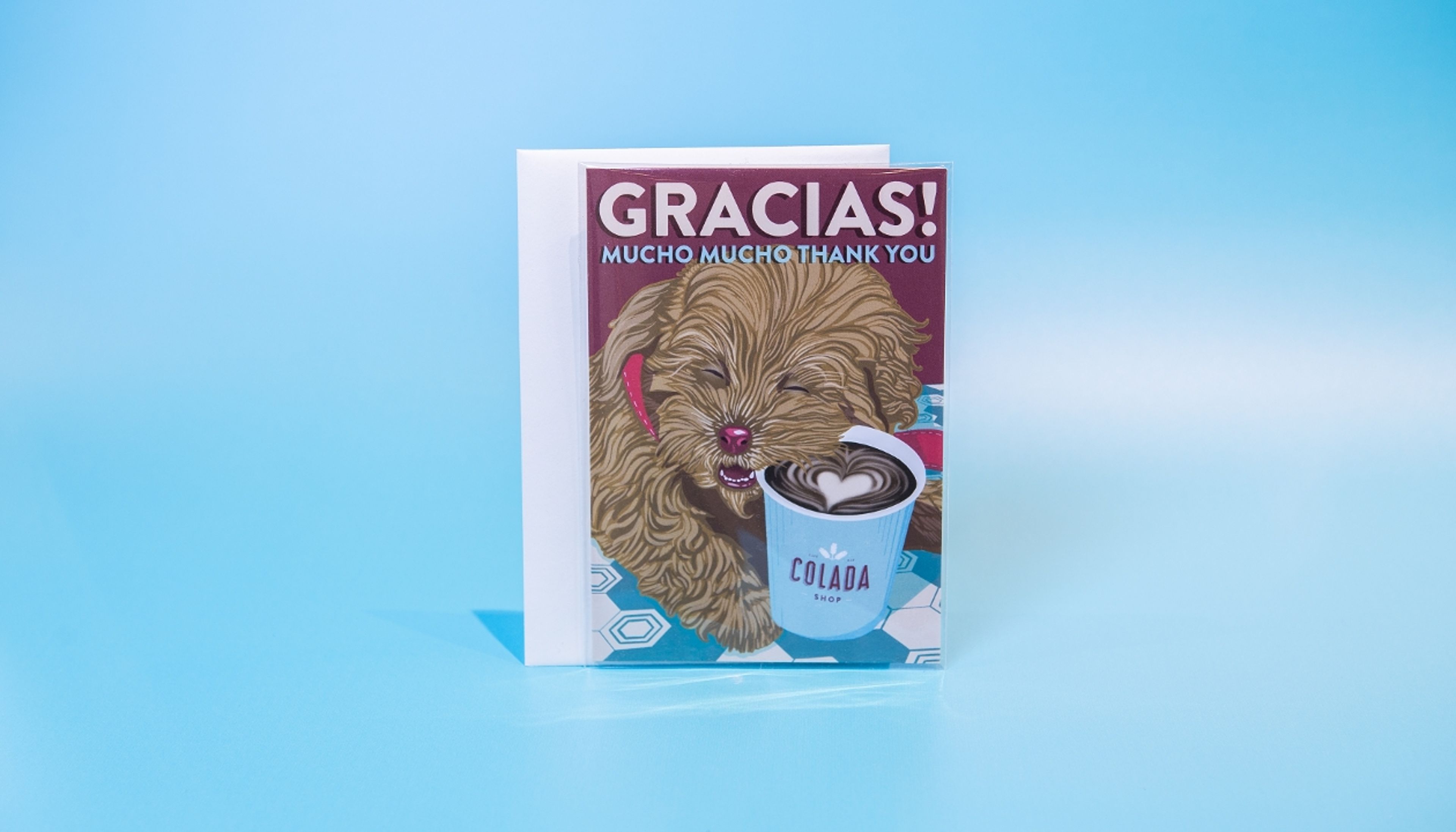 MUCHO THANK YOU CARD.