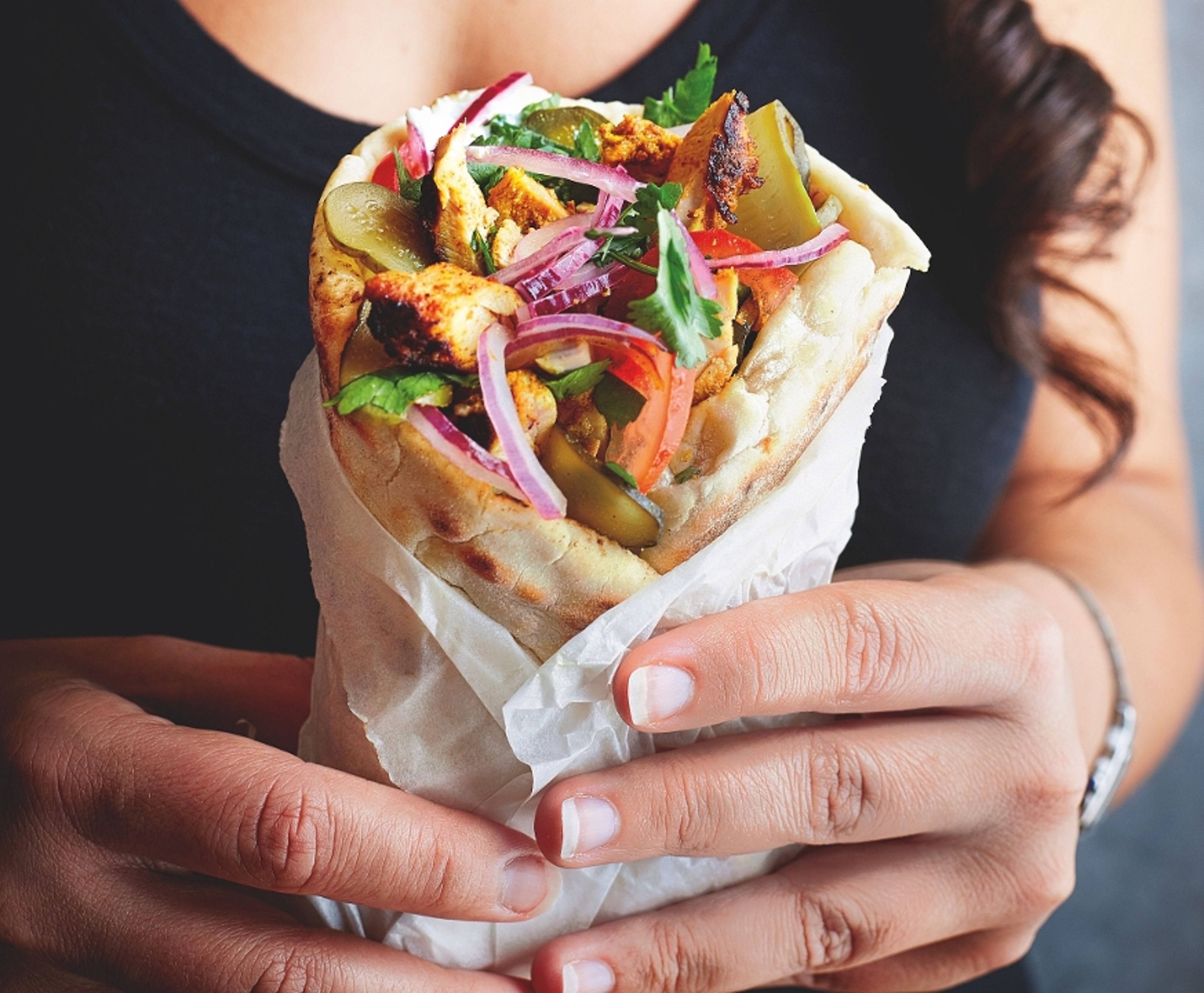 Veggie Shawarma.