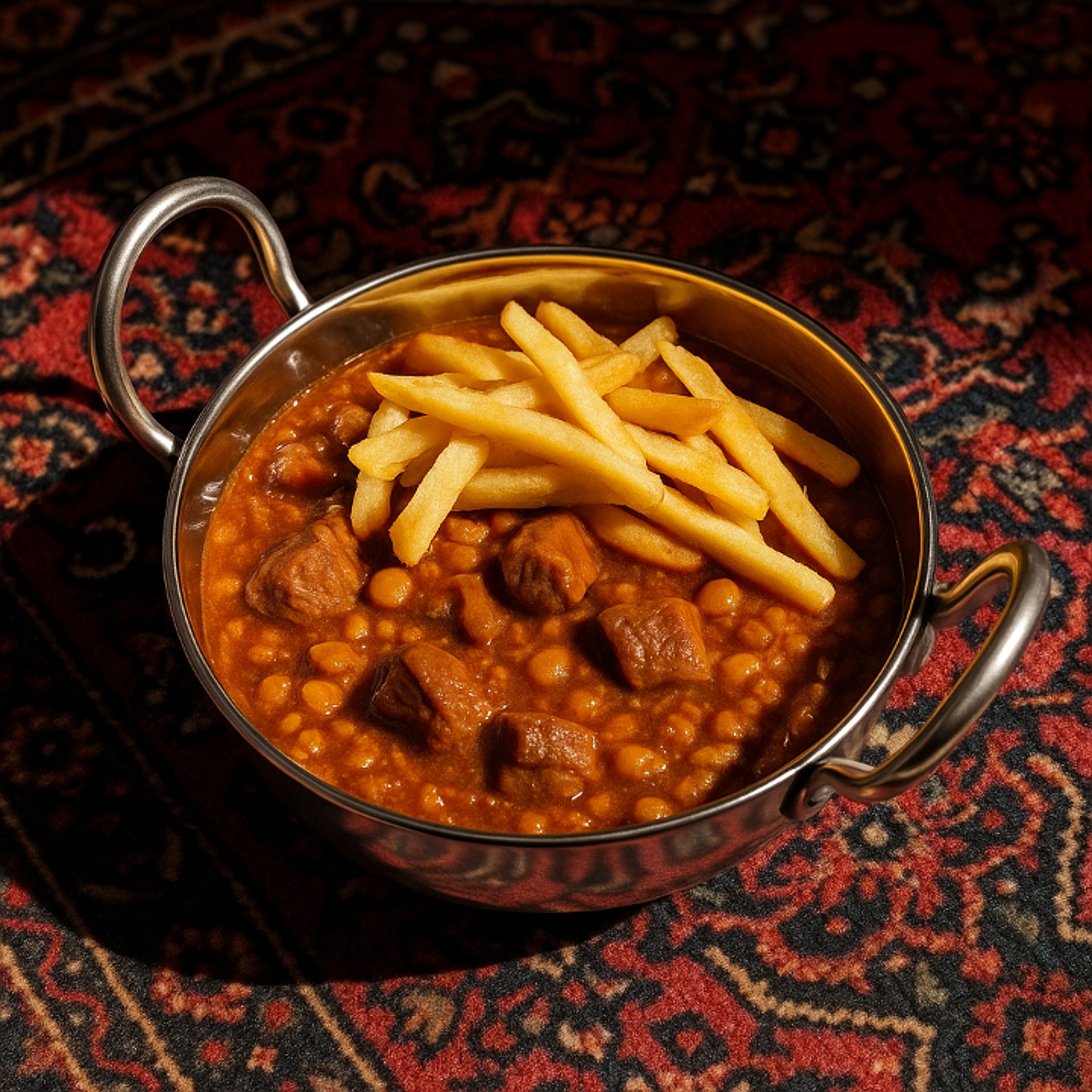 Gheymeh Sibzamini (قیمه سیب زمینی).