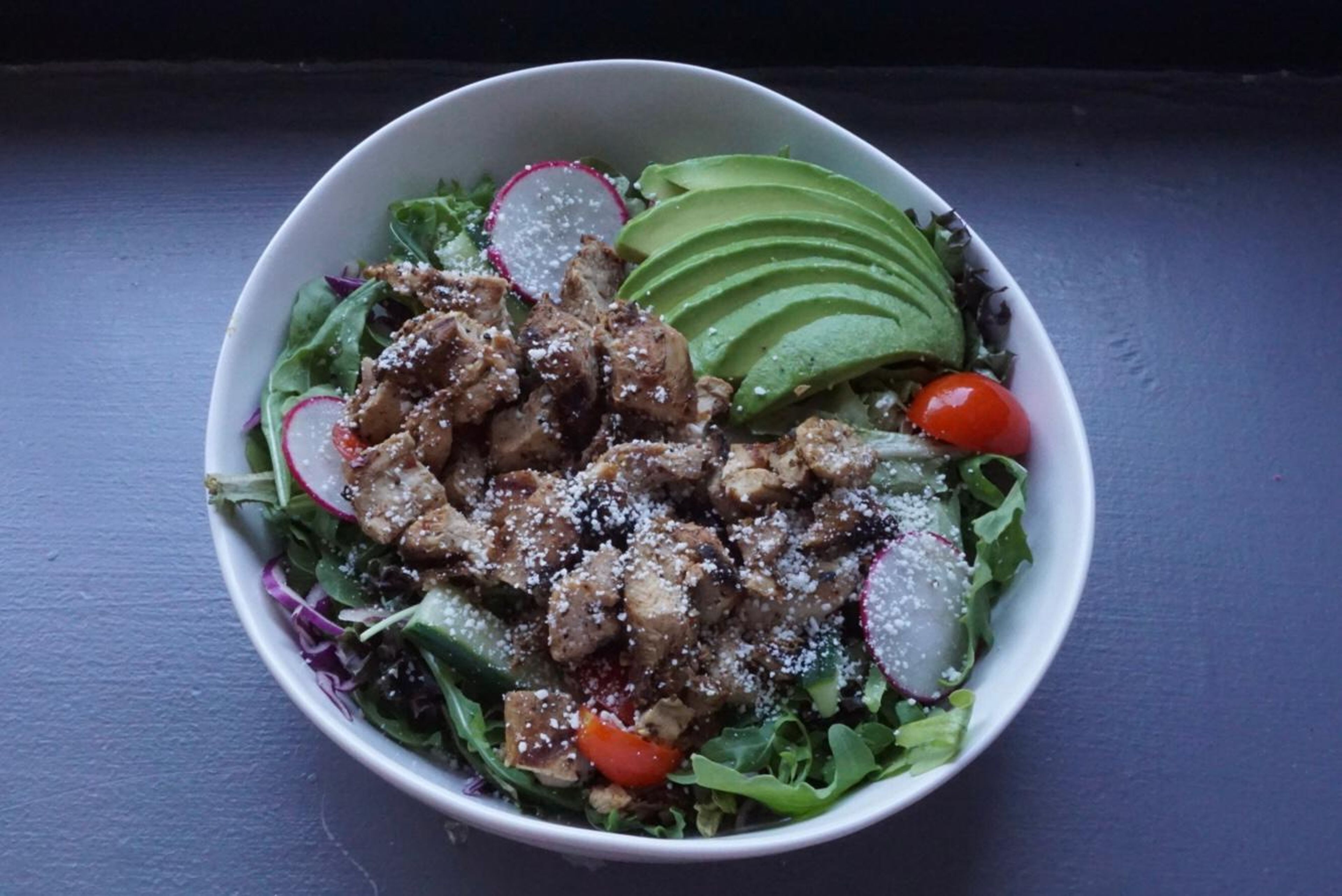 Mixed Green Salad Plate.