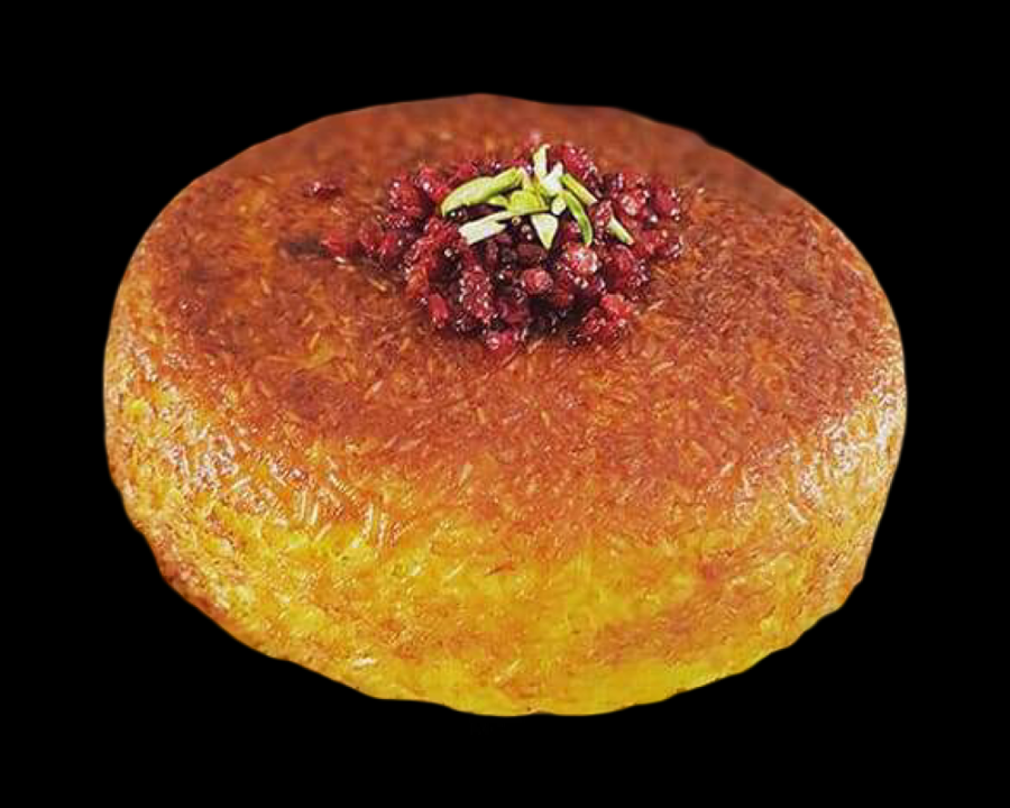 Saffron Chicken Tahchin (ته چین).