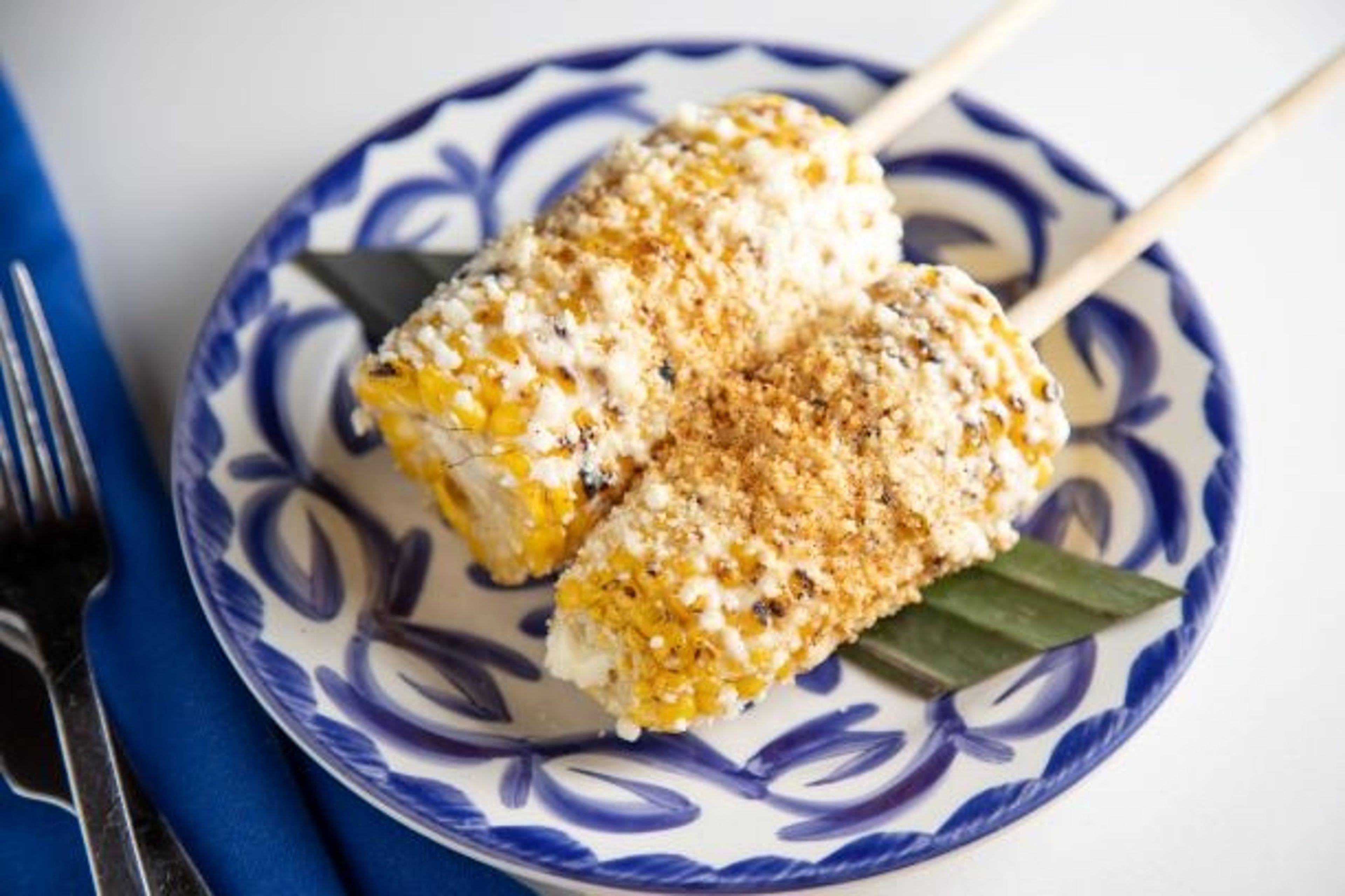 *Elote Mexicano.