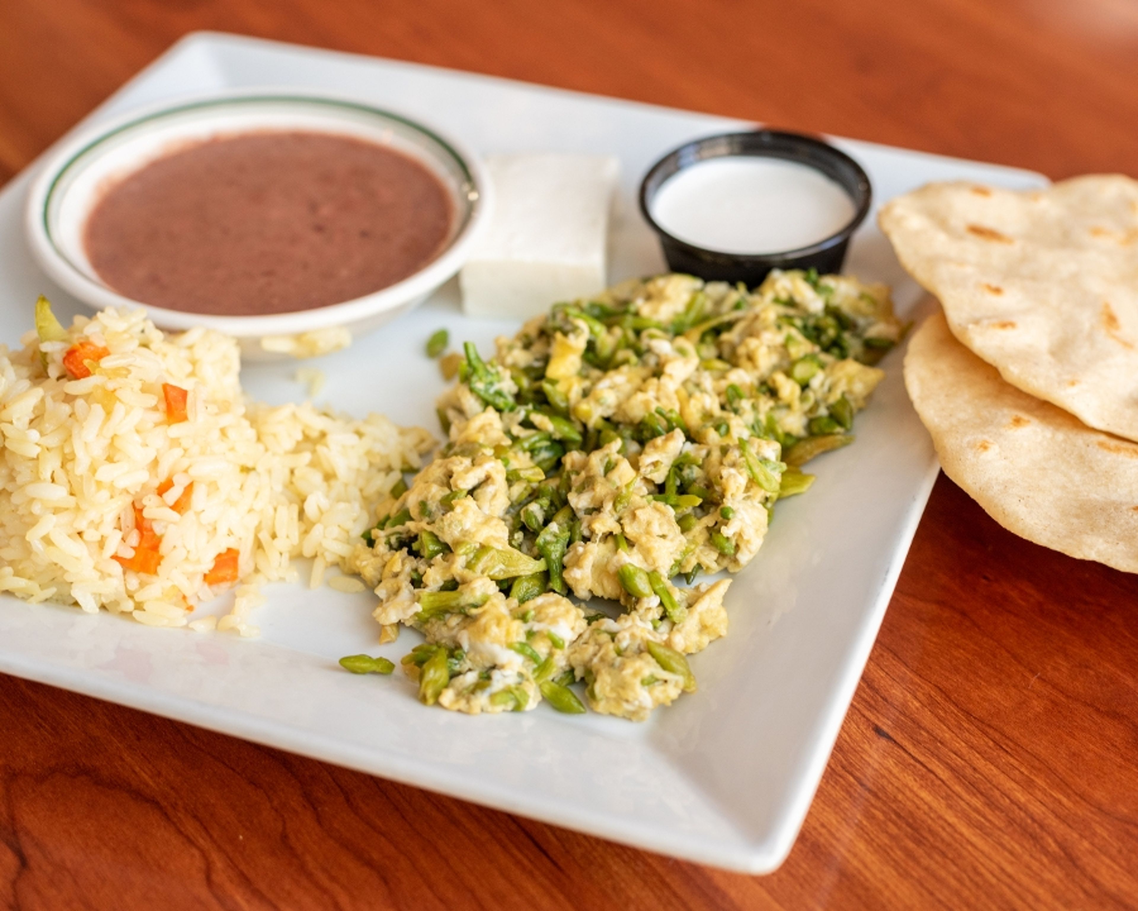 Huevos con Espinacas.