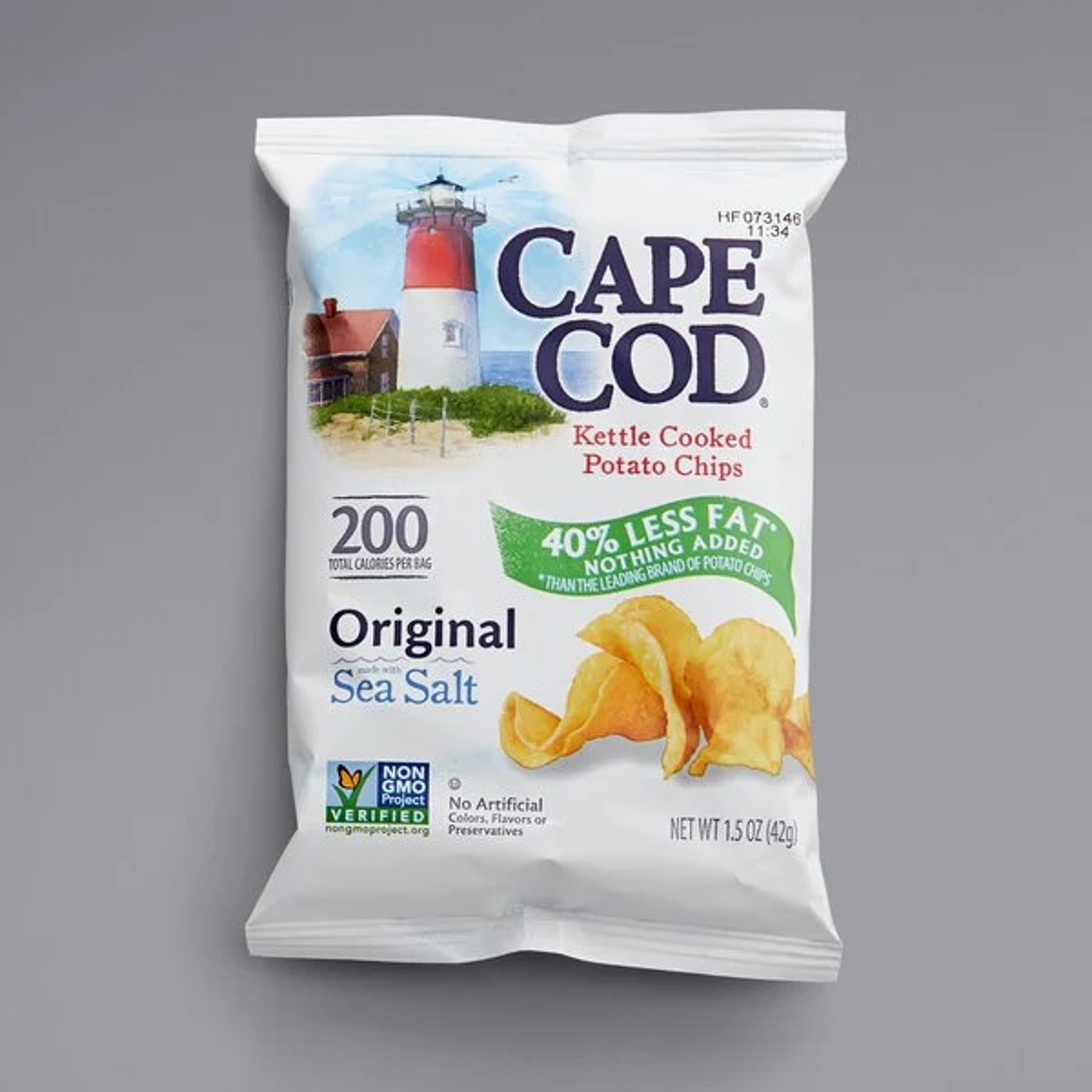Miss Vickie's Sea Salt Kettle Potato Chips.