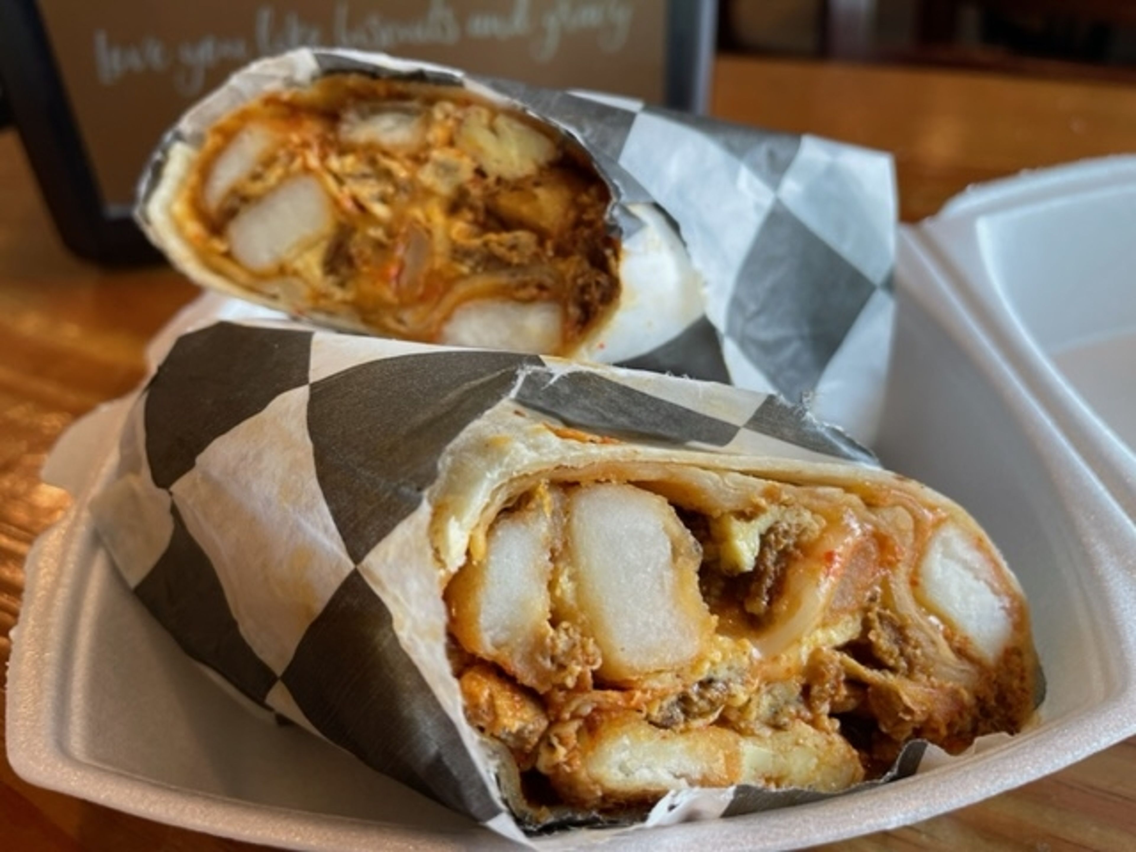 19. Sausage Burrito.