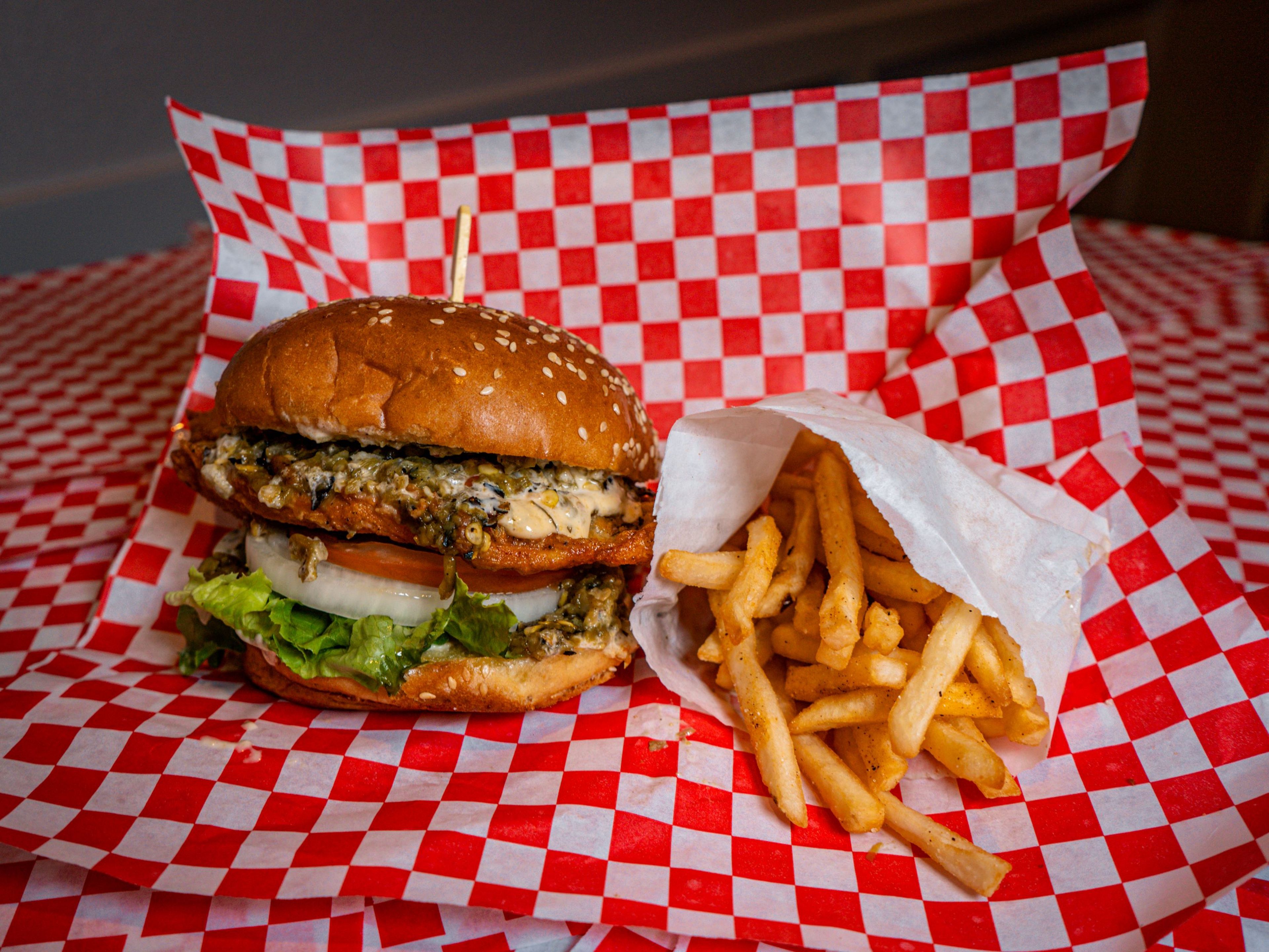 Musso Chili Chicken Fillet Sandwich.