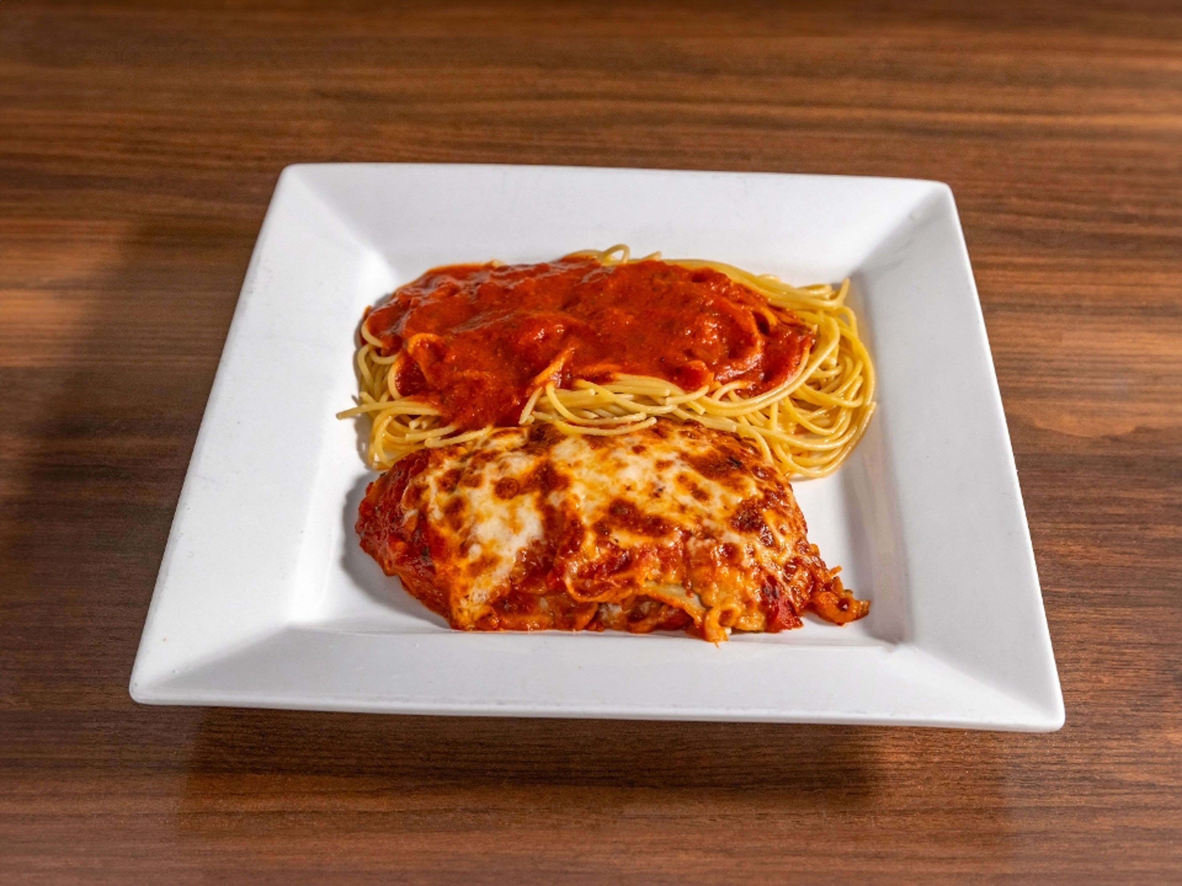 Eggplant Parmigiana.