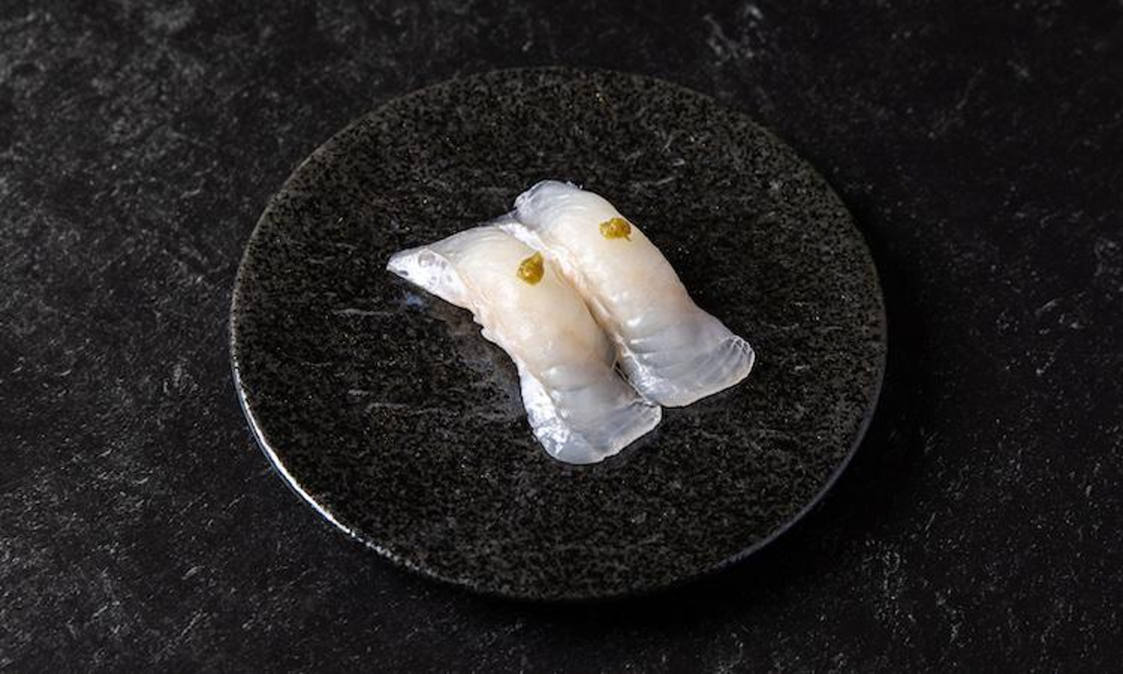 Halibut Sushi.