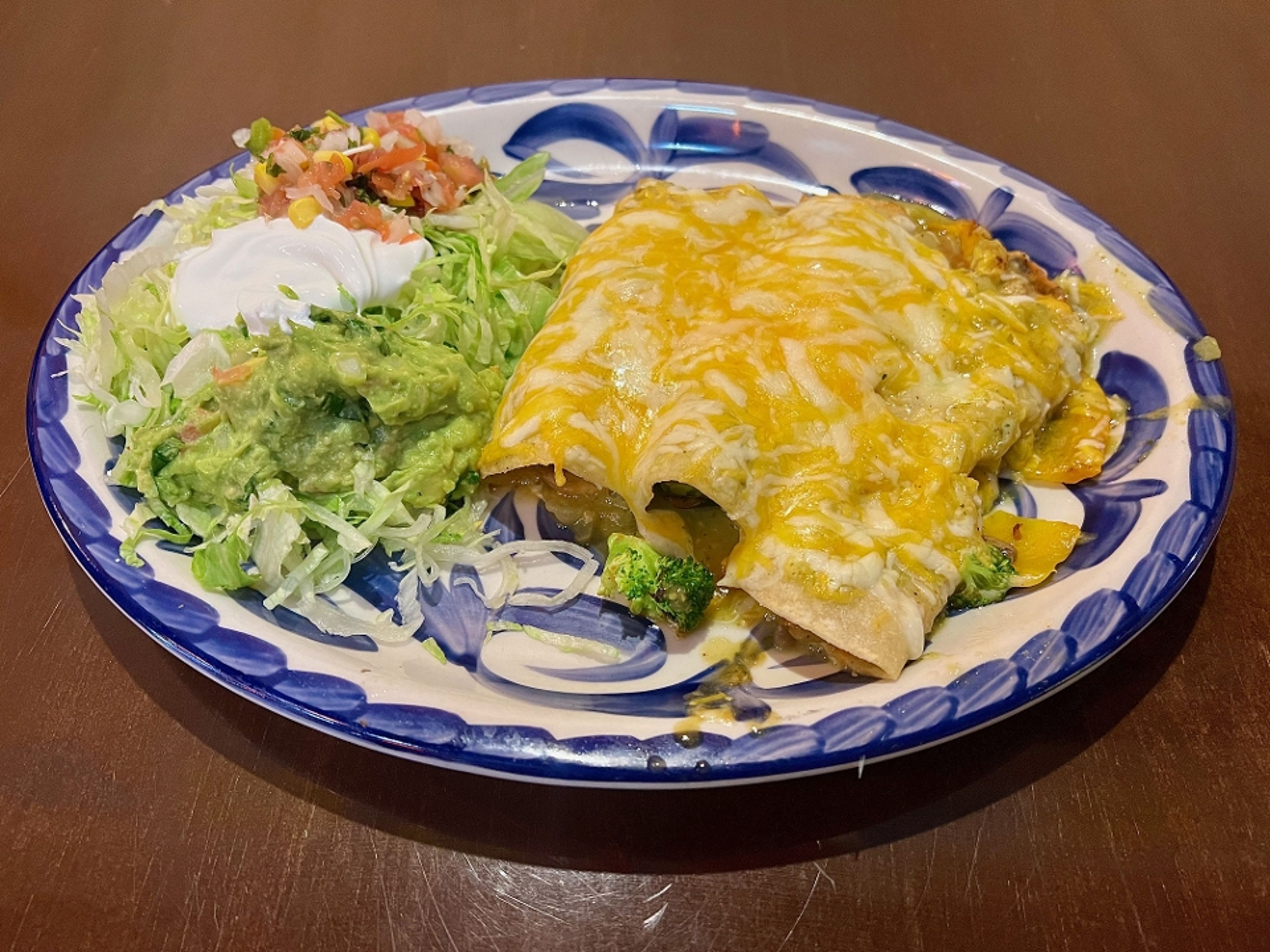 Enchiladas Vegetariana.