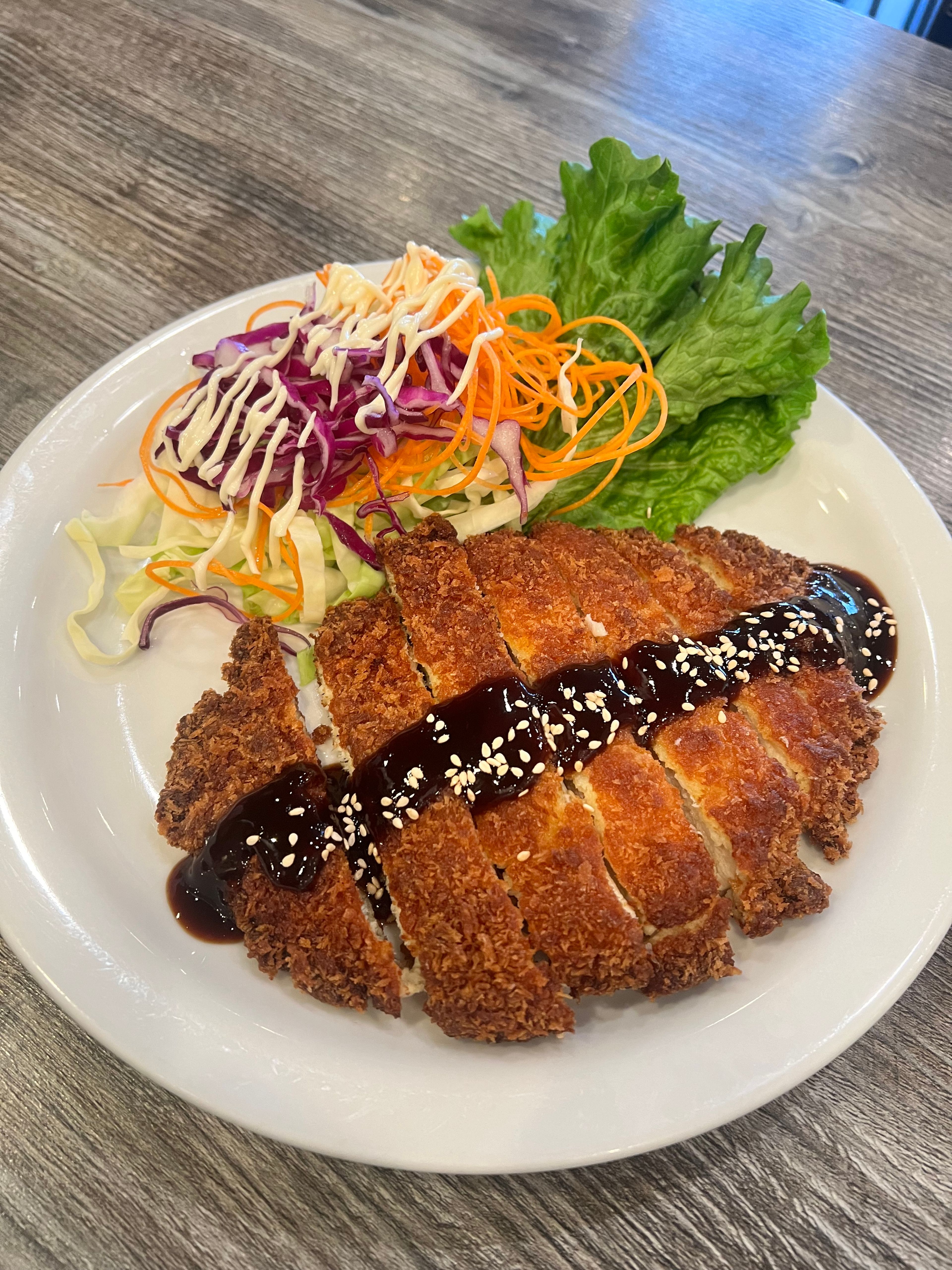 CHICKEN KATSU.
