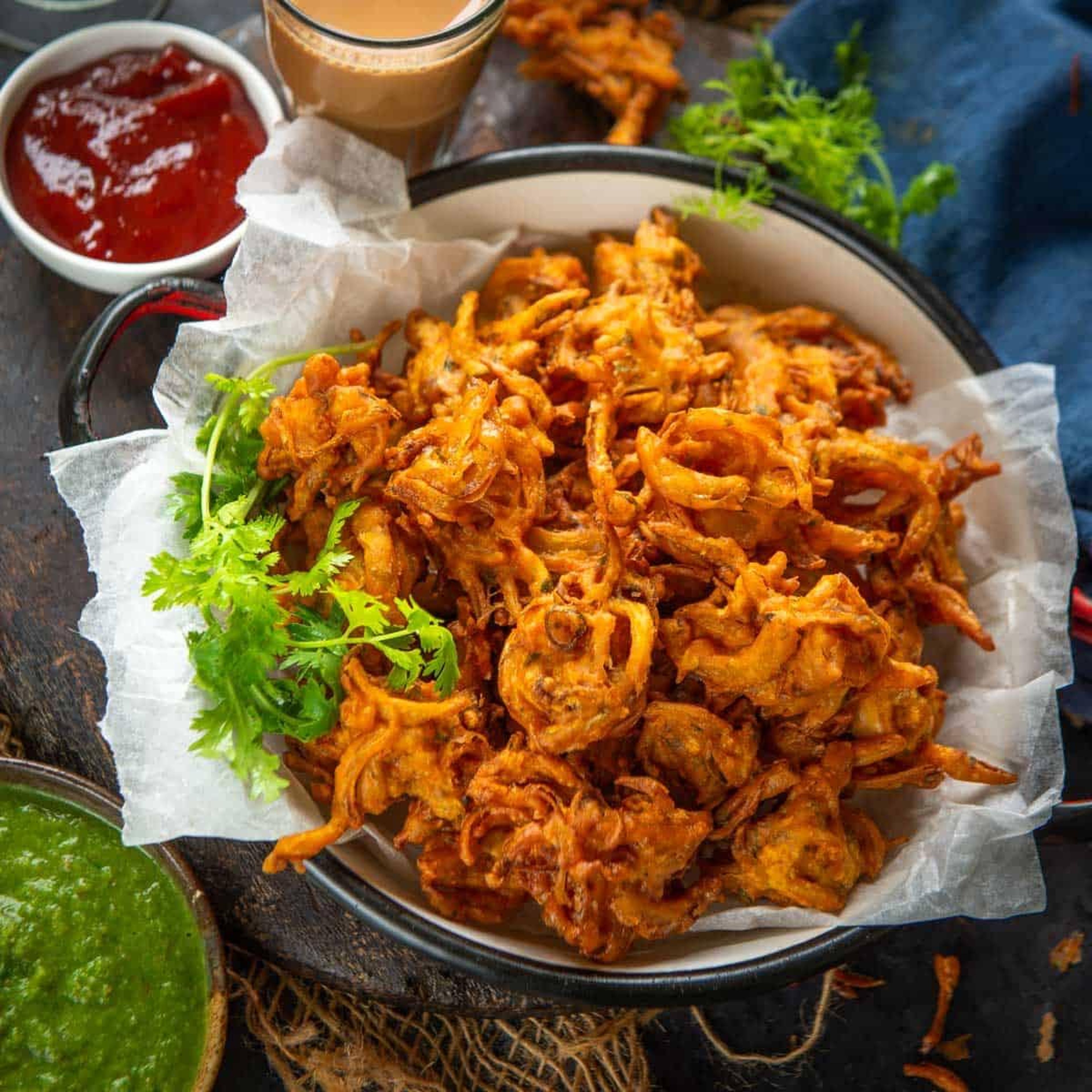 Onion Pakoda.