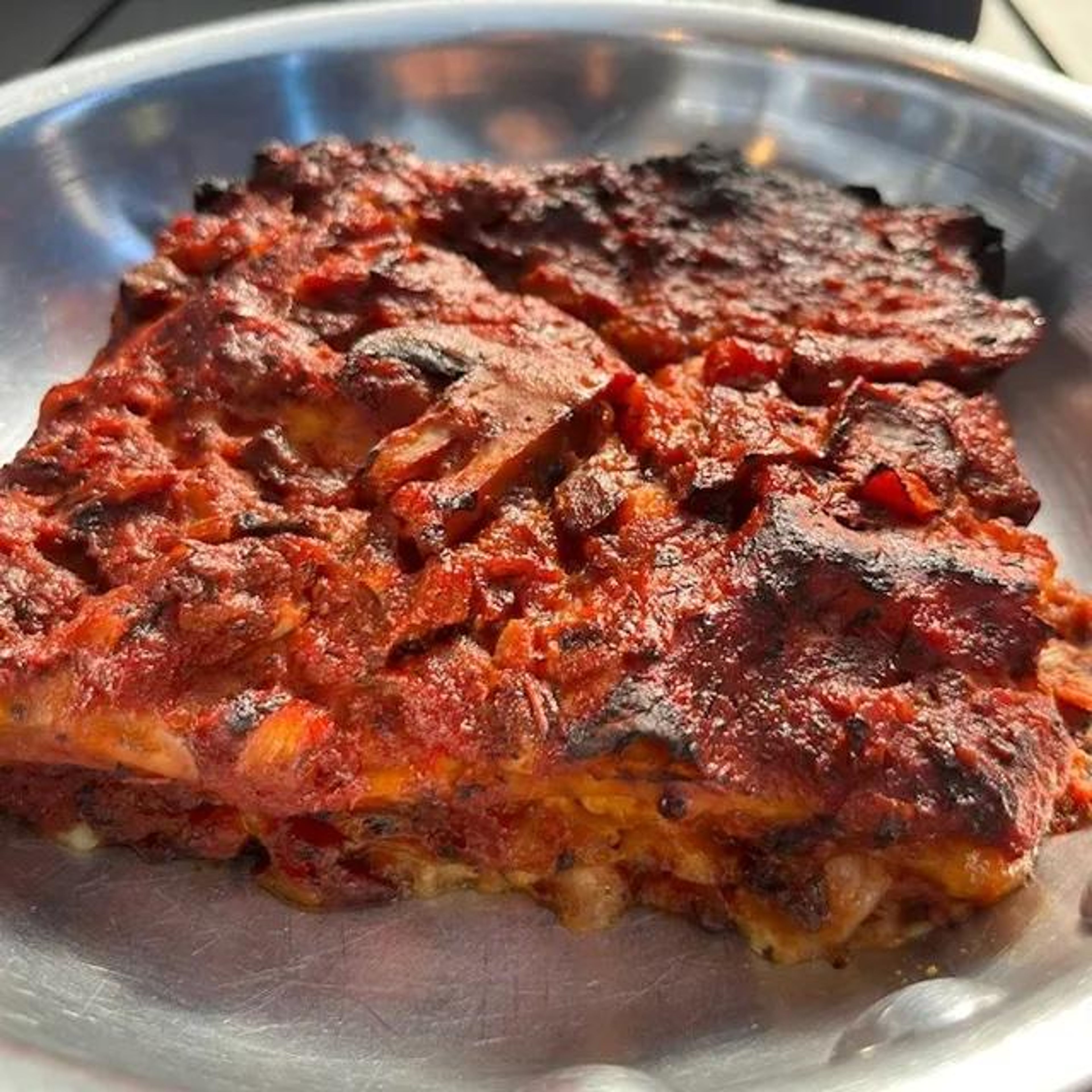 Mushroom Lasagna (V).