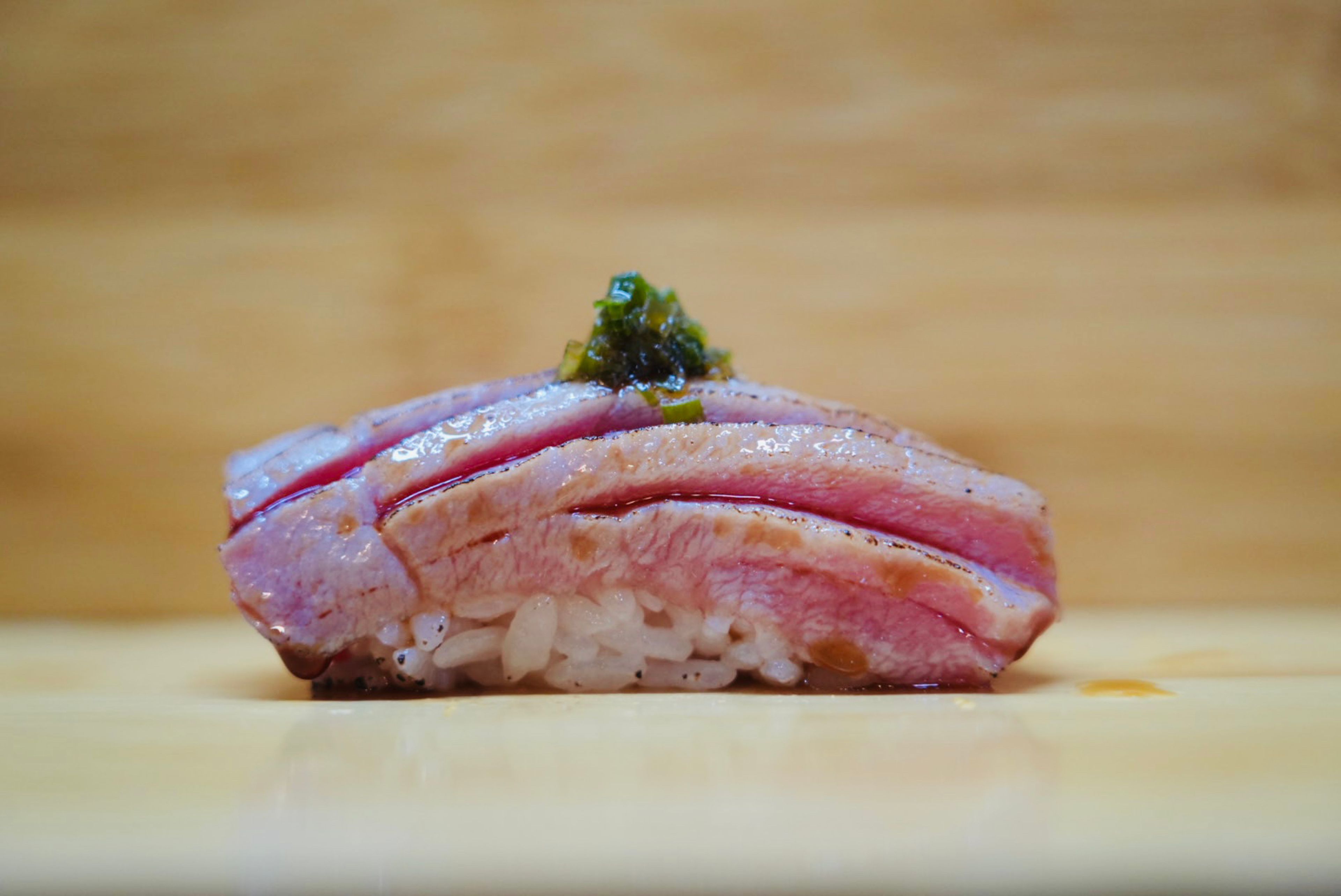 Seared Toro GG Sushi.