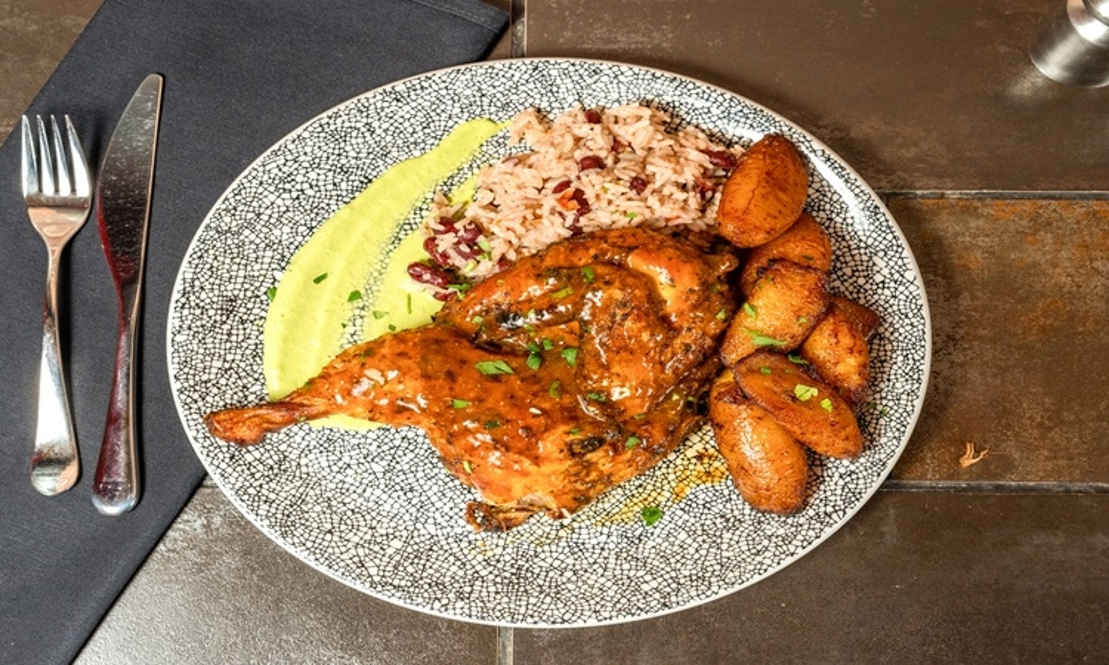 Mojo Roasted Chicken.