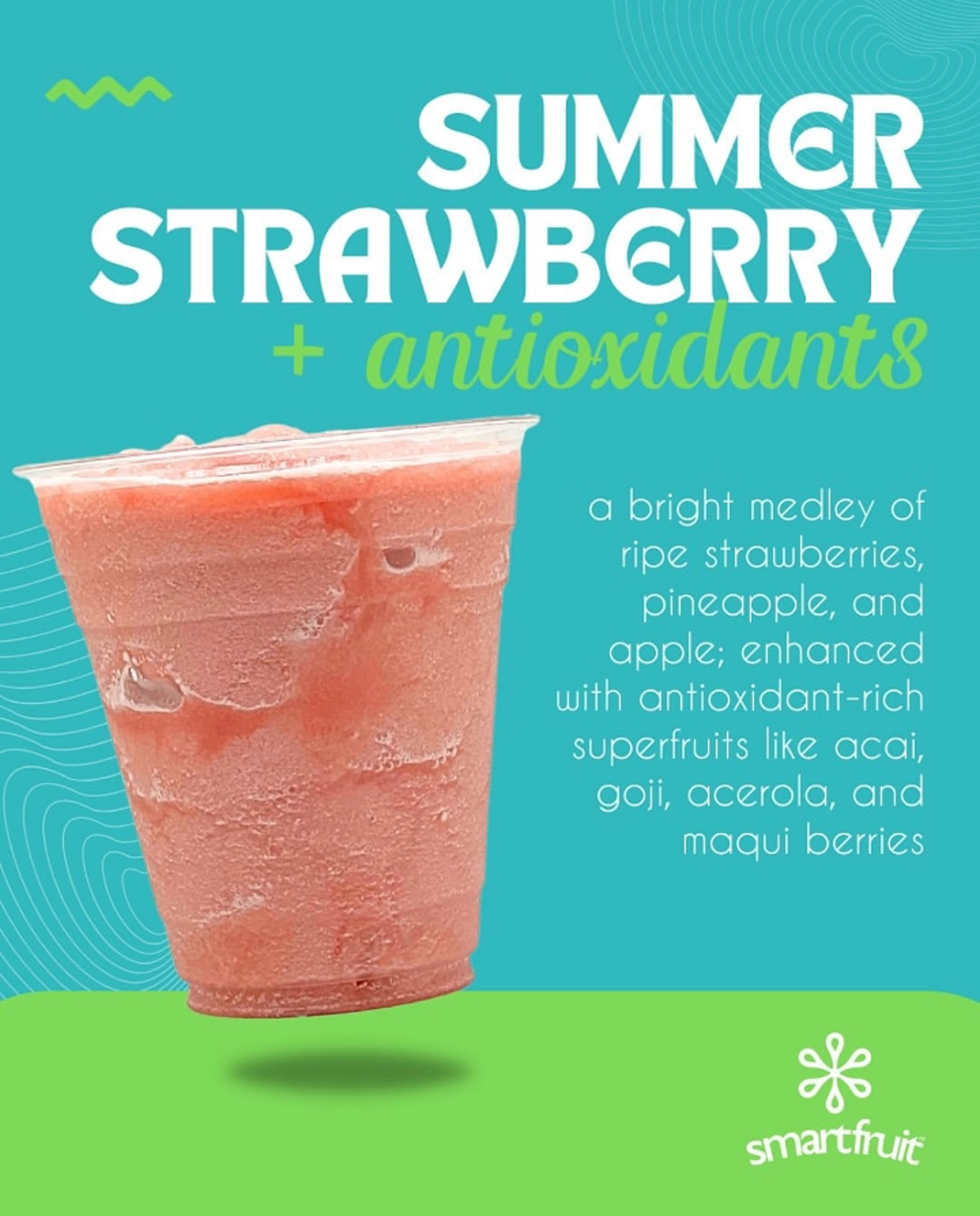 Summer Strawberry Smoothie.