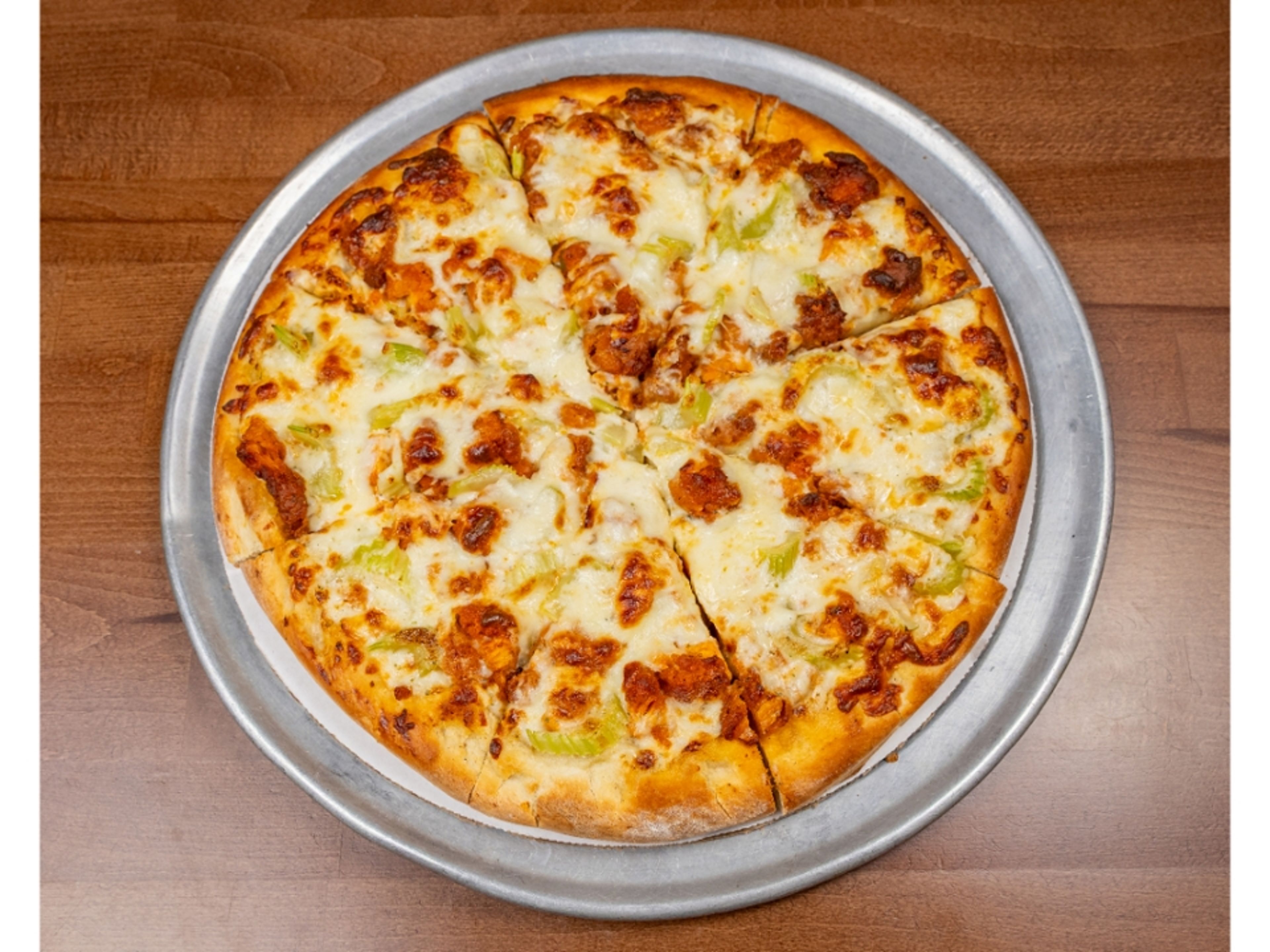 Buffalo Chicken Pizza Large.