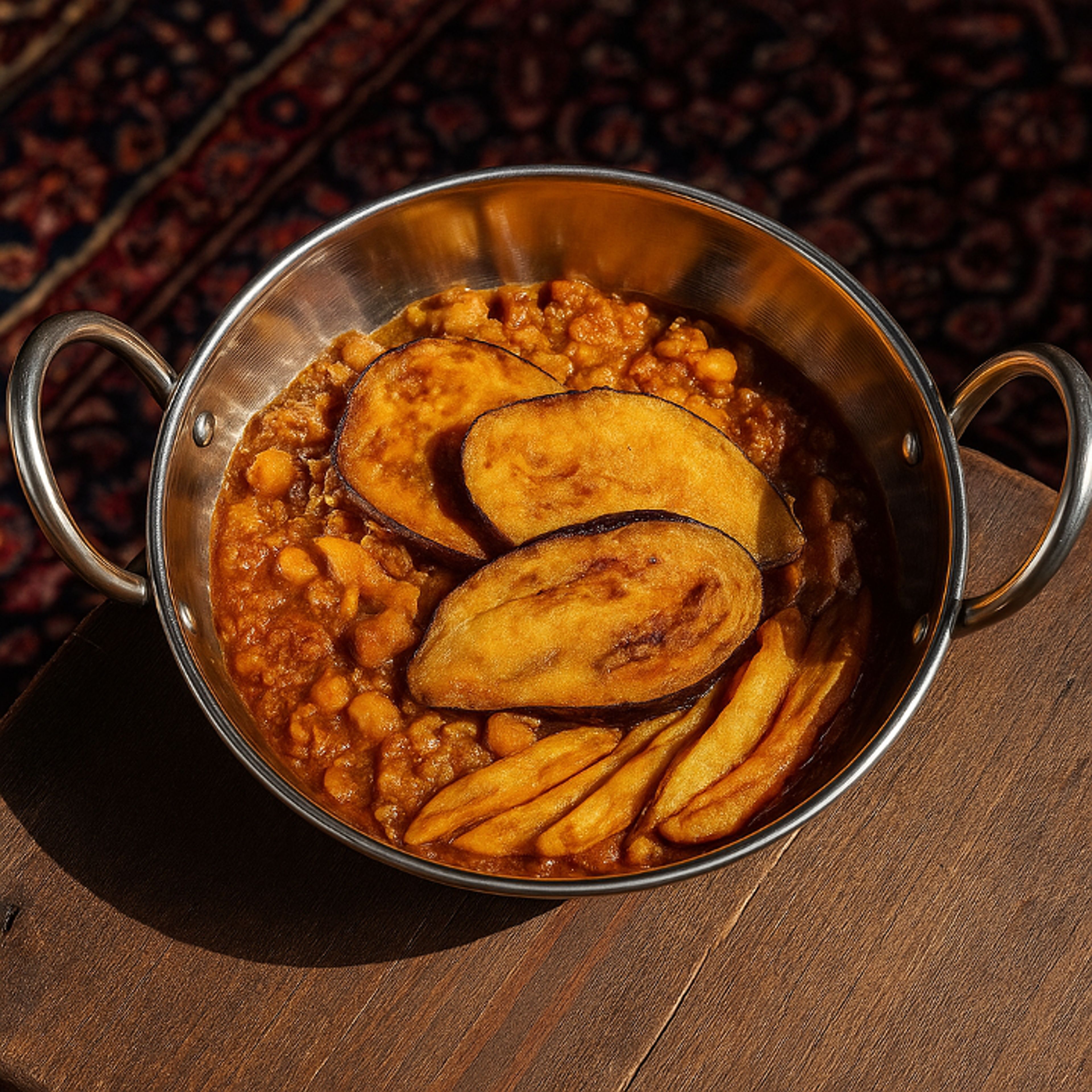 Gheymeh Bademjan (قیمه بادمجان).