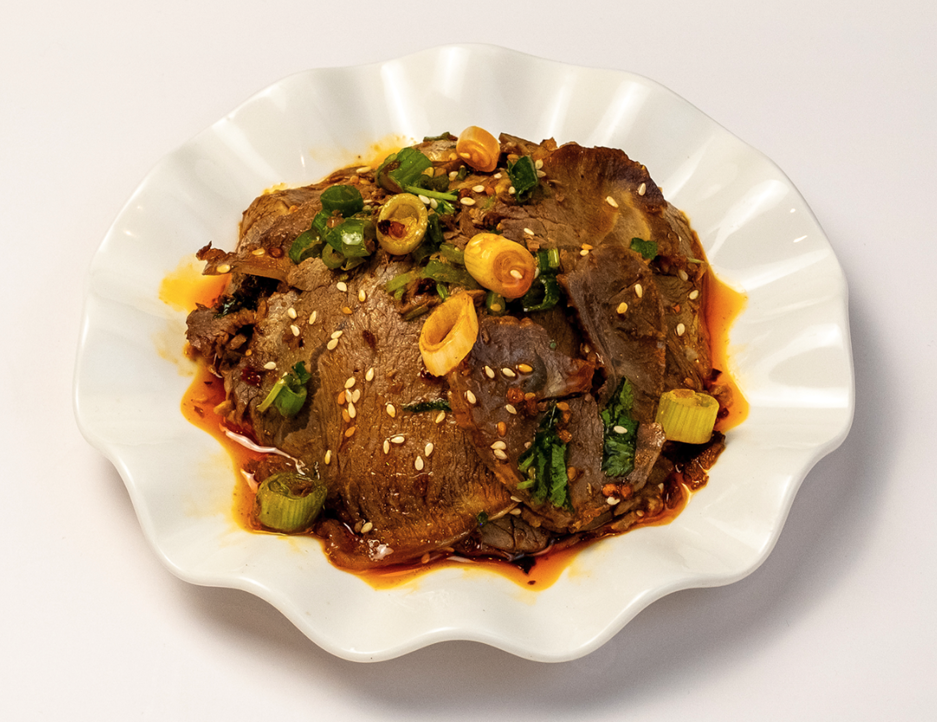 Sliced Beef With Sauce 凉拌牛肉.