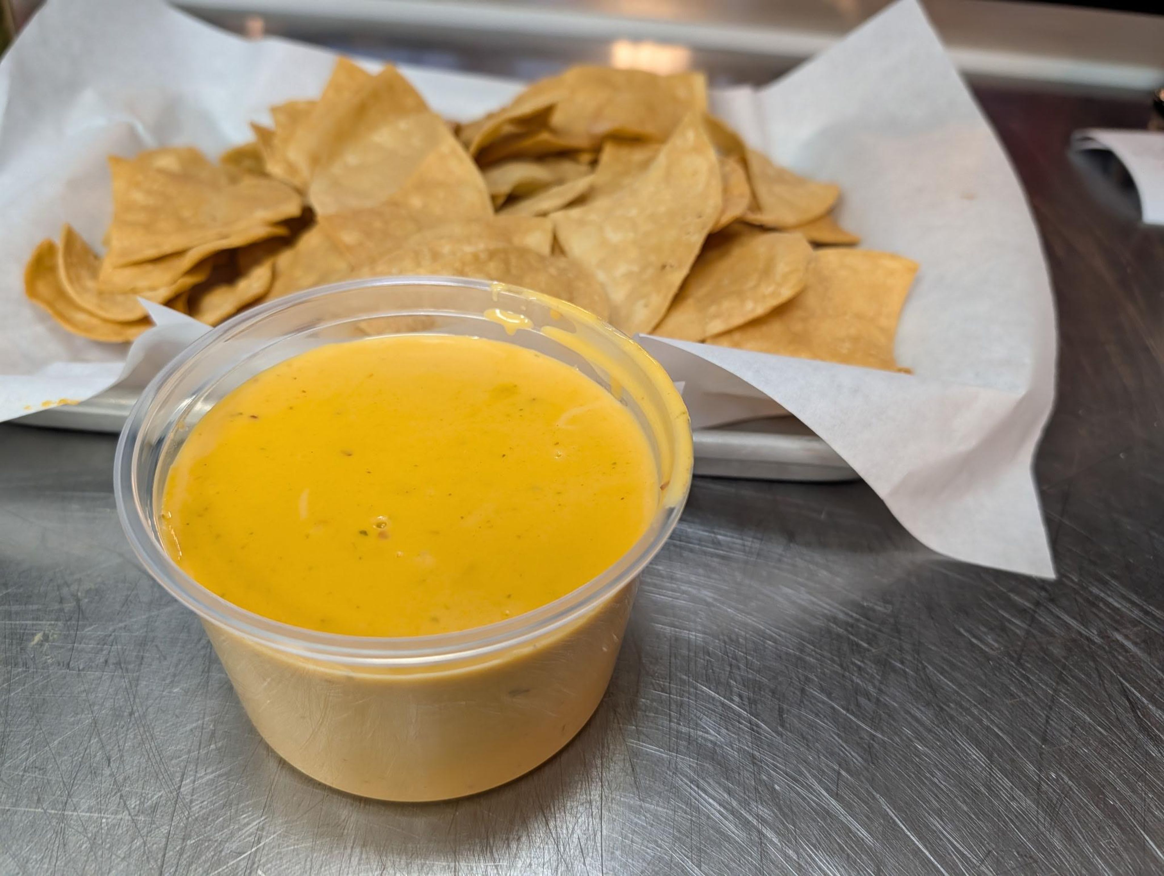 Chips & Queso 16oz.
