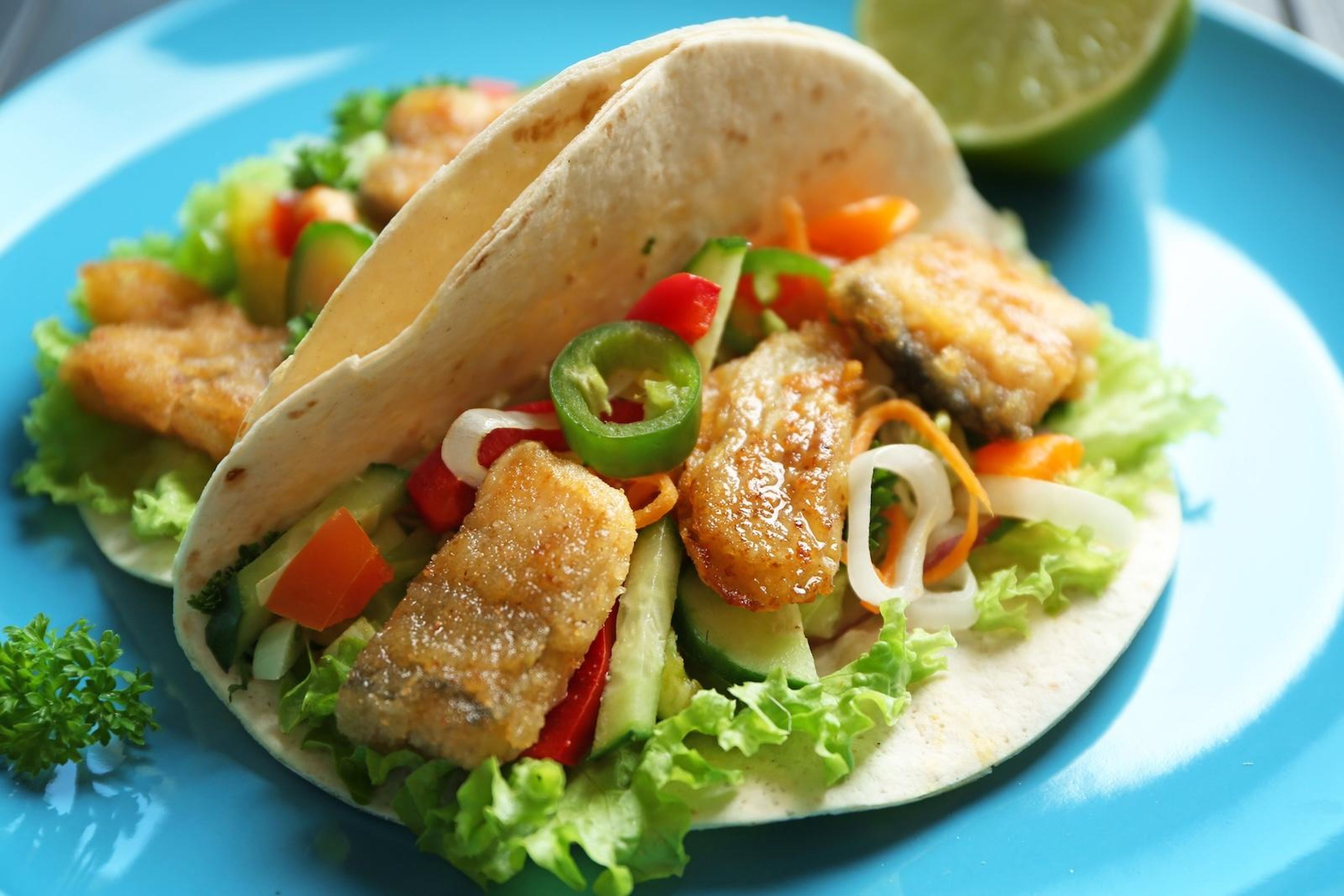 Tacos de Pescado.