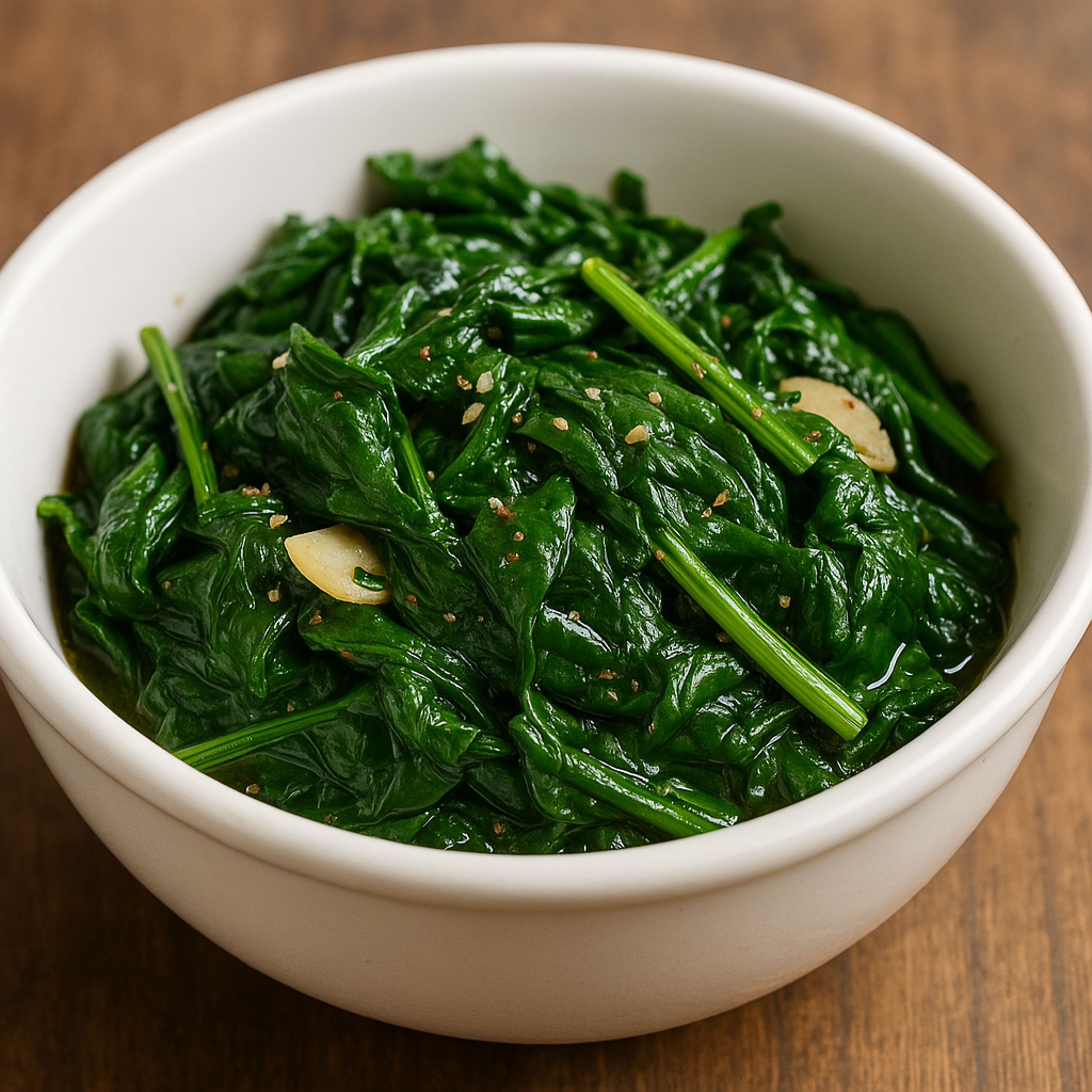 Tuscan Sautéed Spinach.