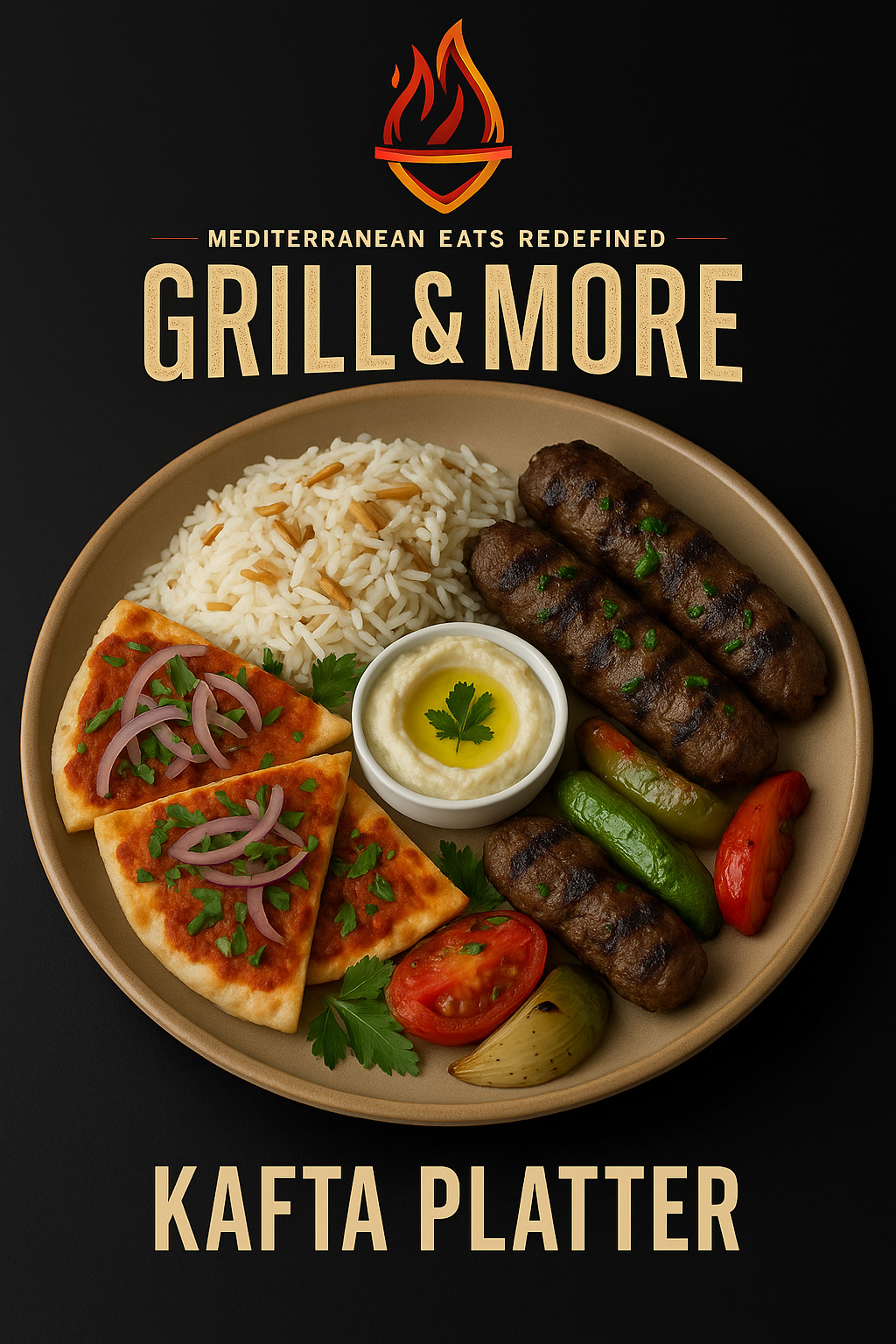 Kafta Skewer Platter.