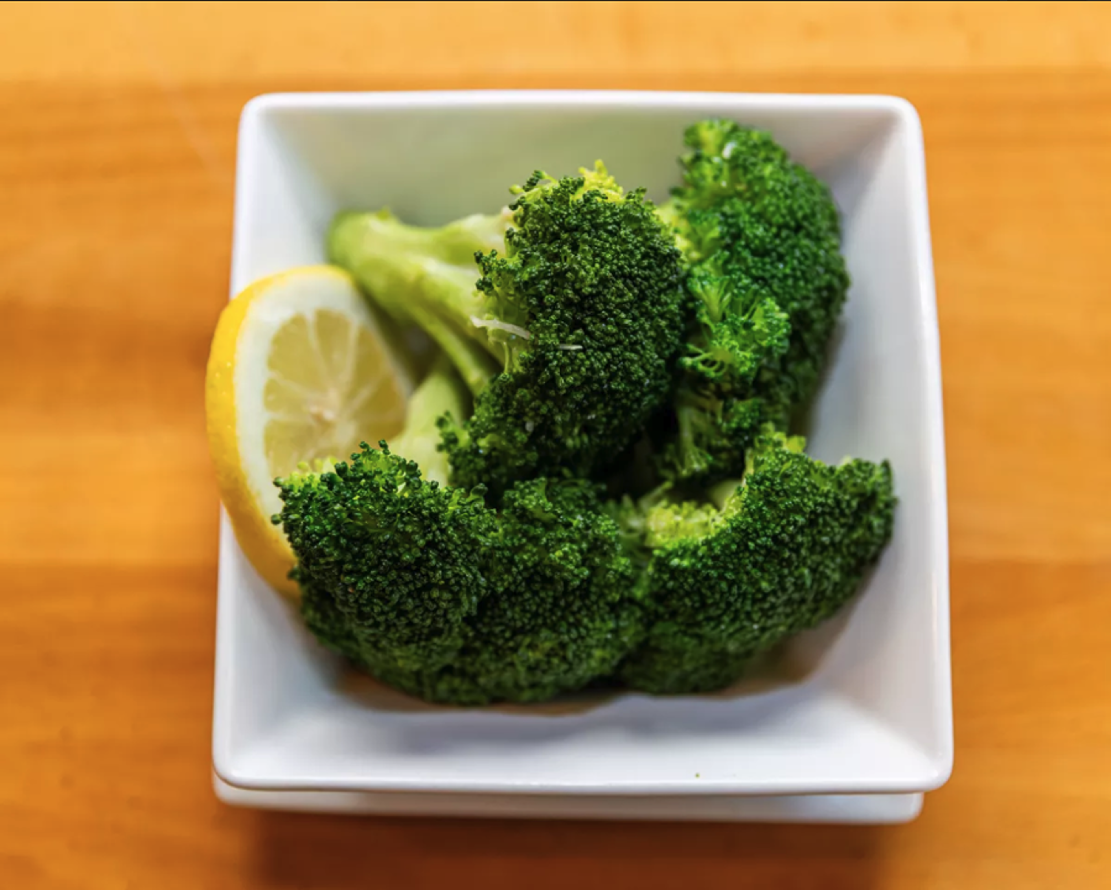 Side of Steamed Broccoli.