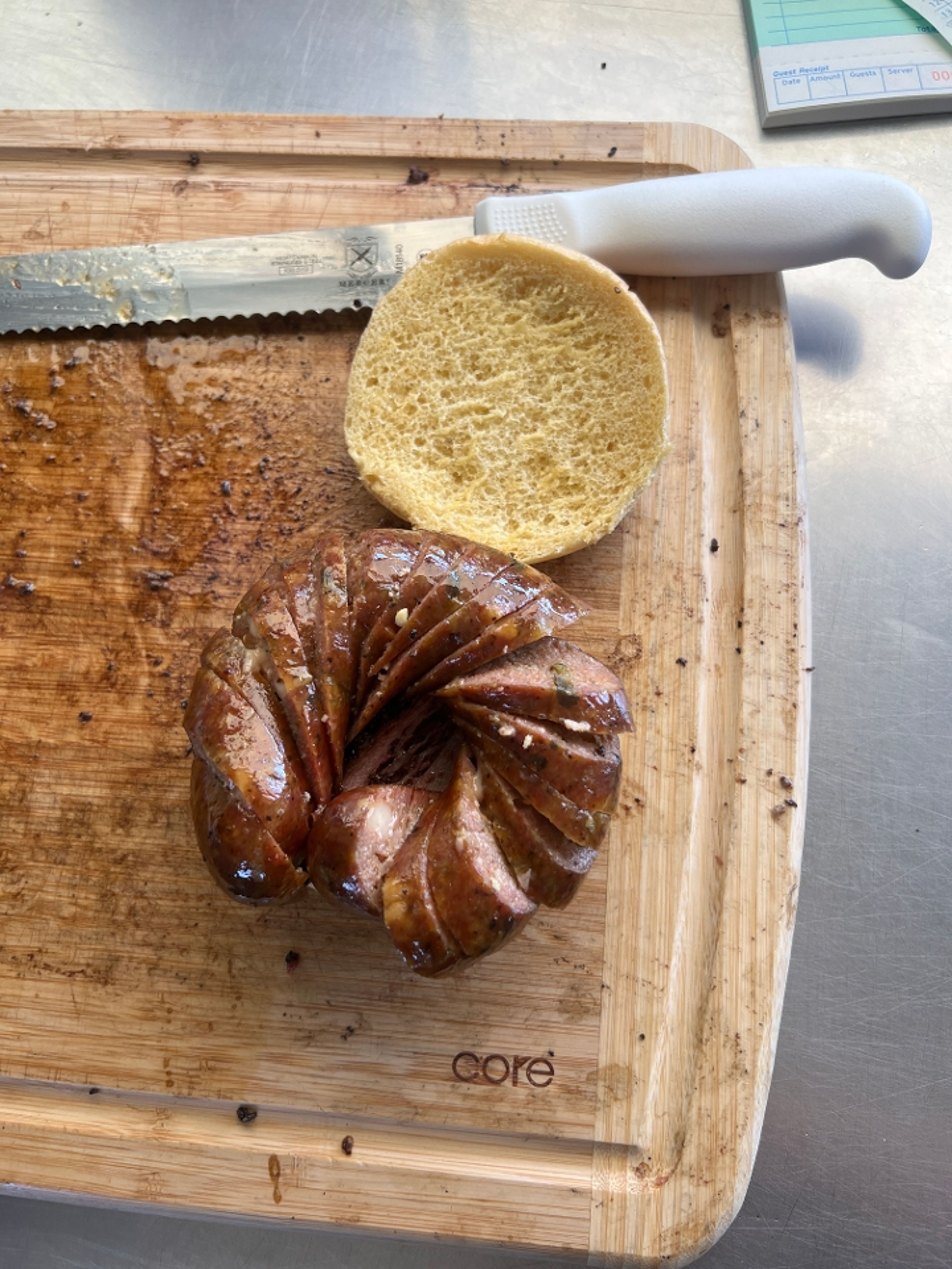 House Sausage Sandwich.