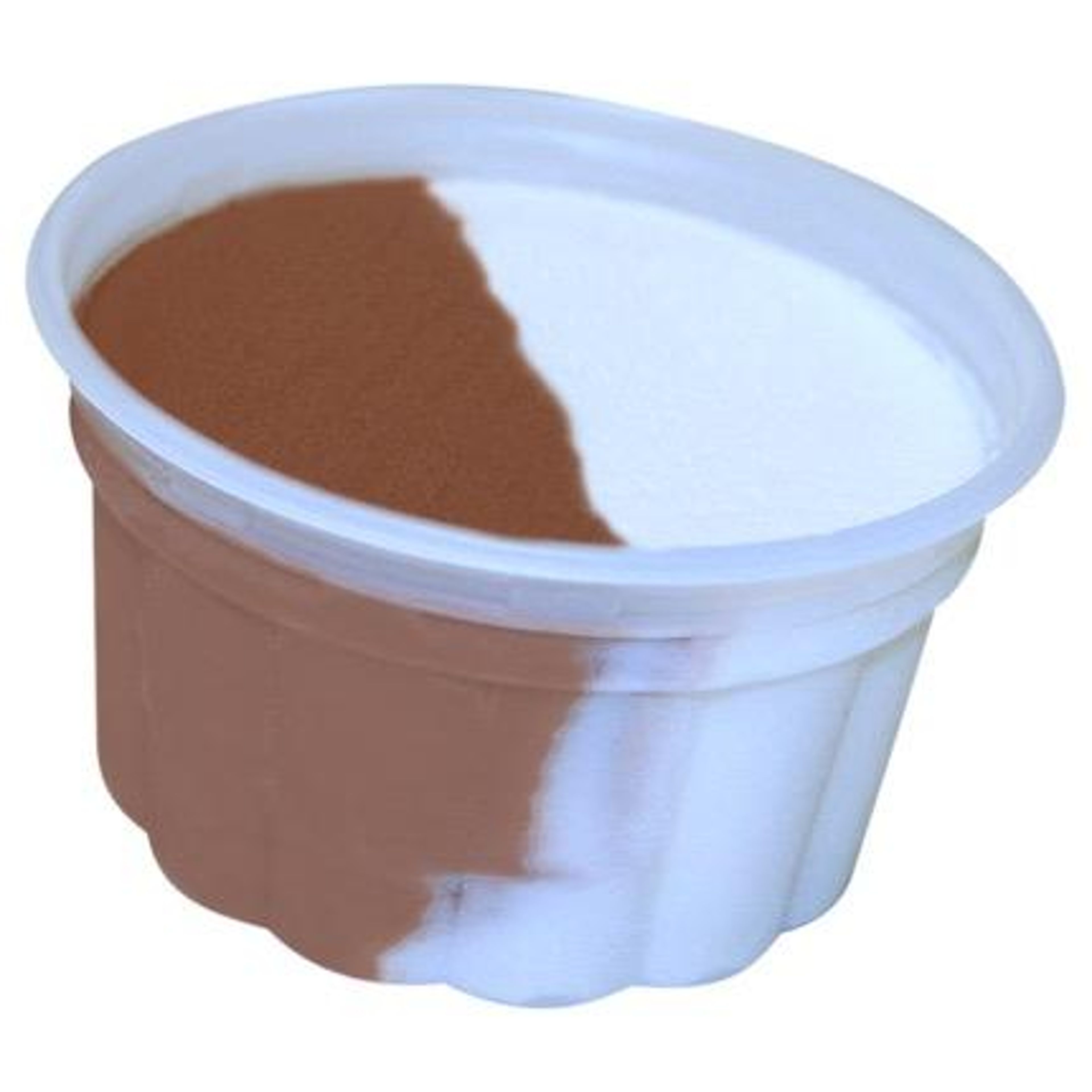 VANILLA SWIRL ICE CREAM CUP.