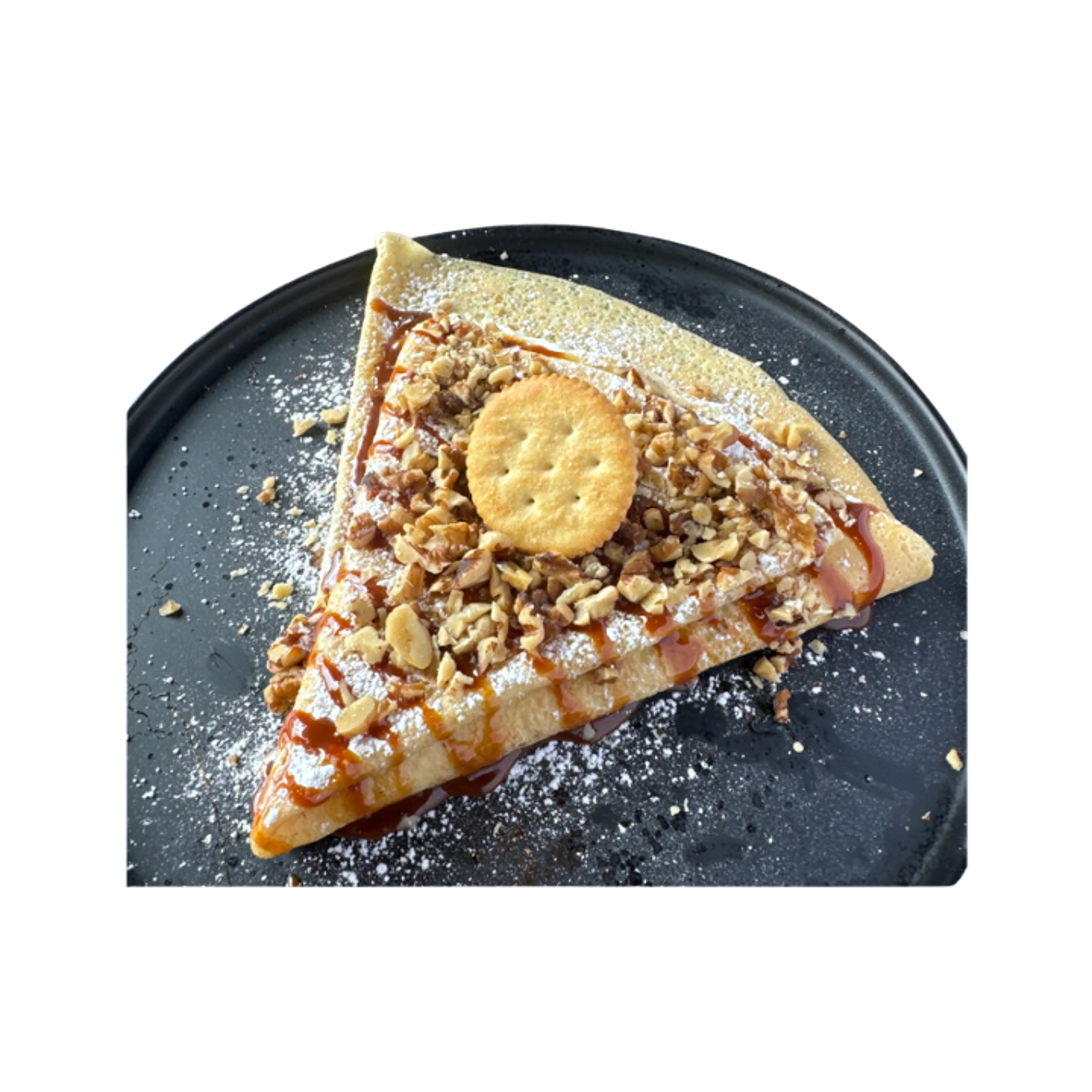 Cajeta y Nuez Crepe.