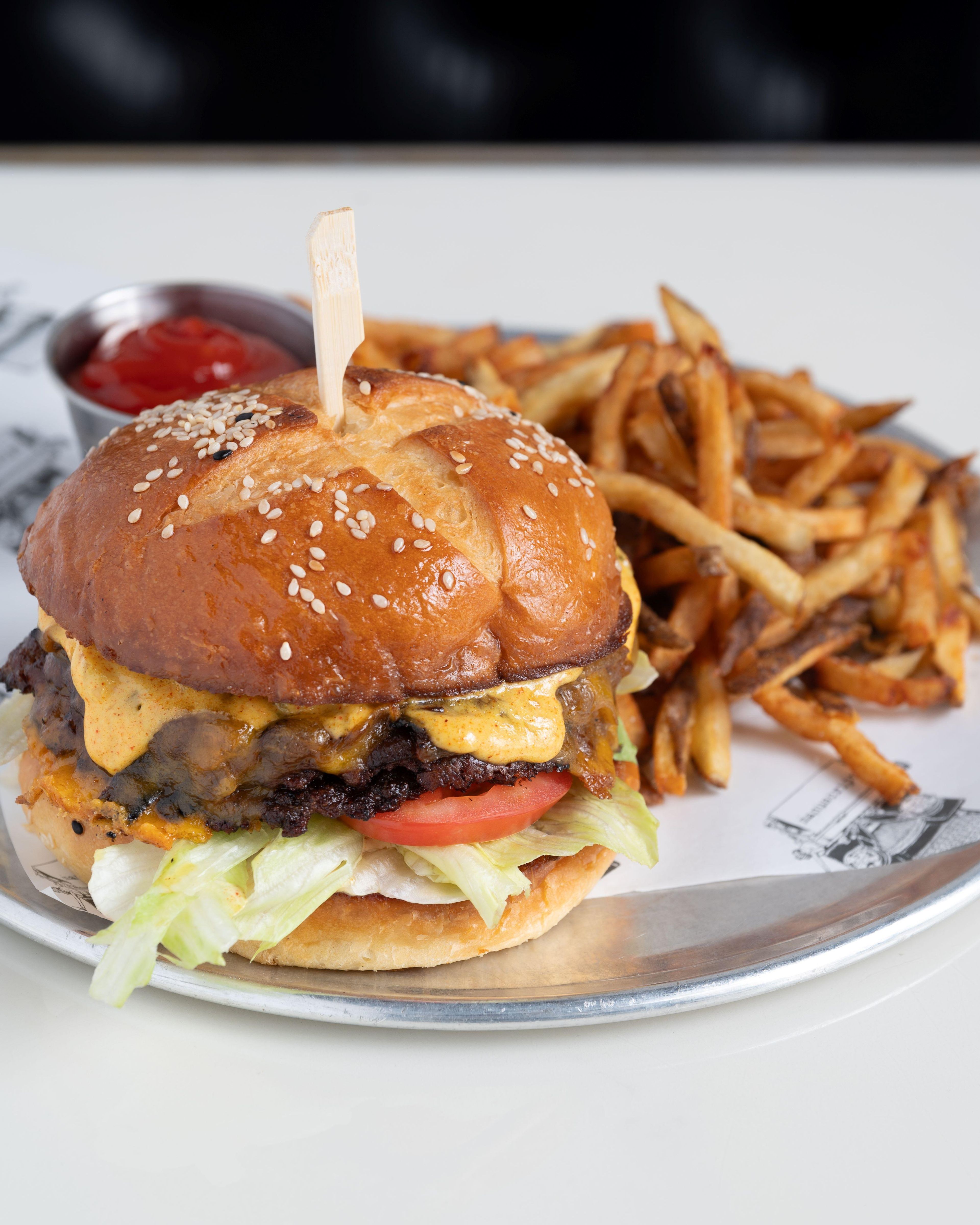 Classic Smash Burger.