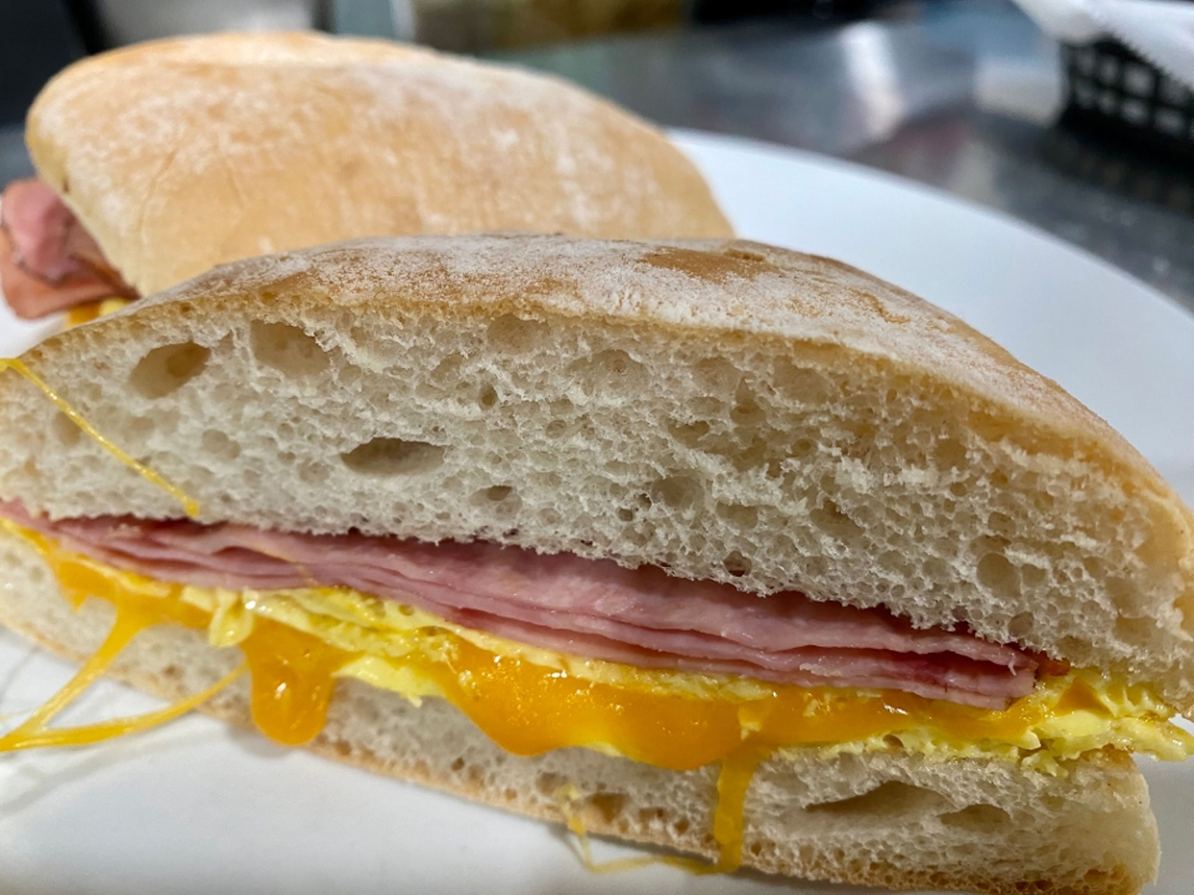 Ham, Egg, Cheese Sandwich.