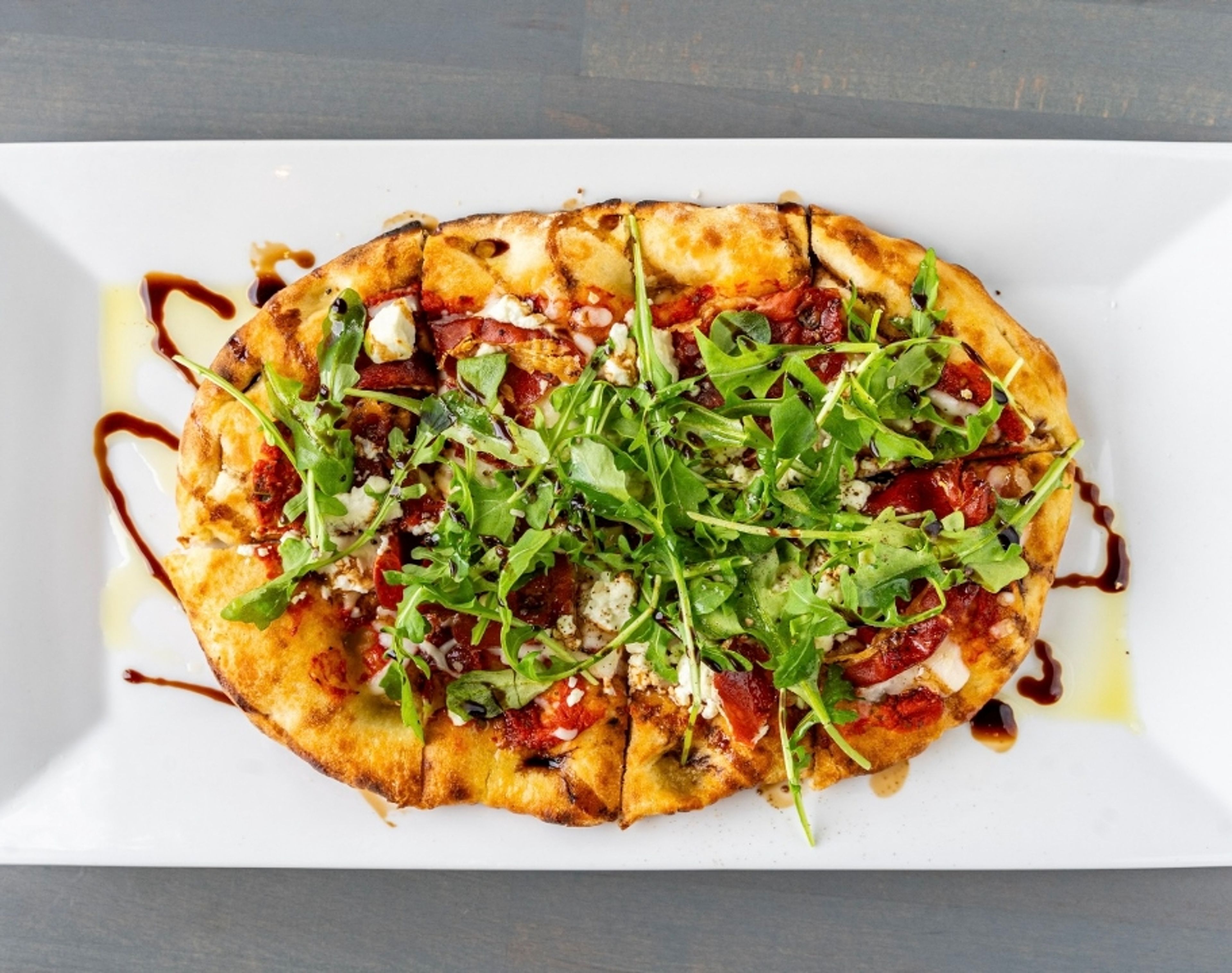 Rustic Goat Flatbread.