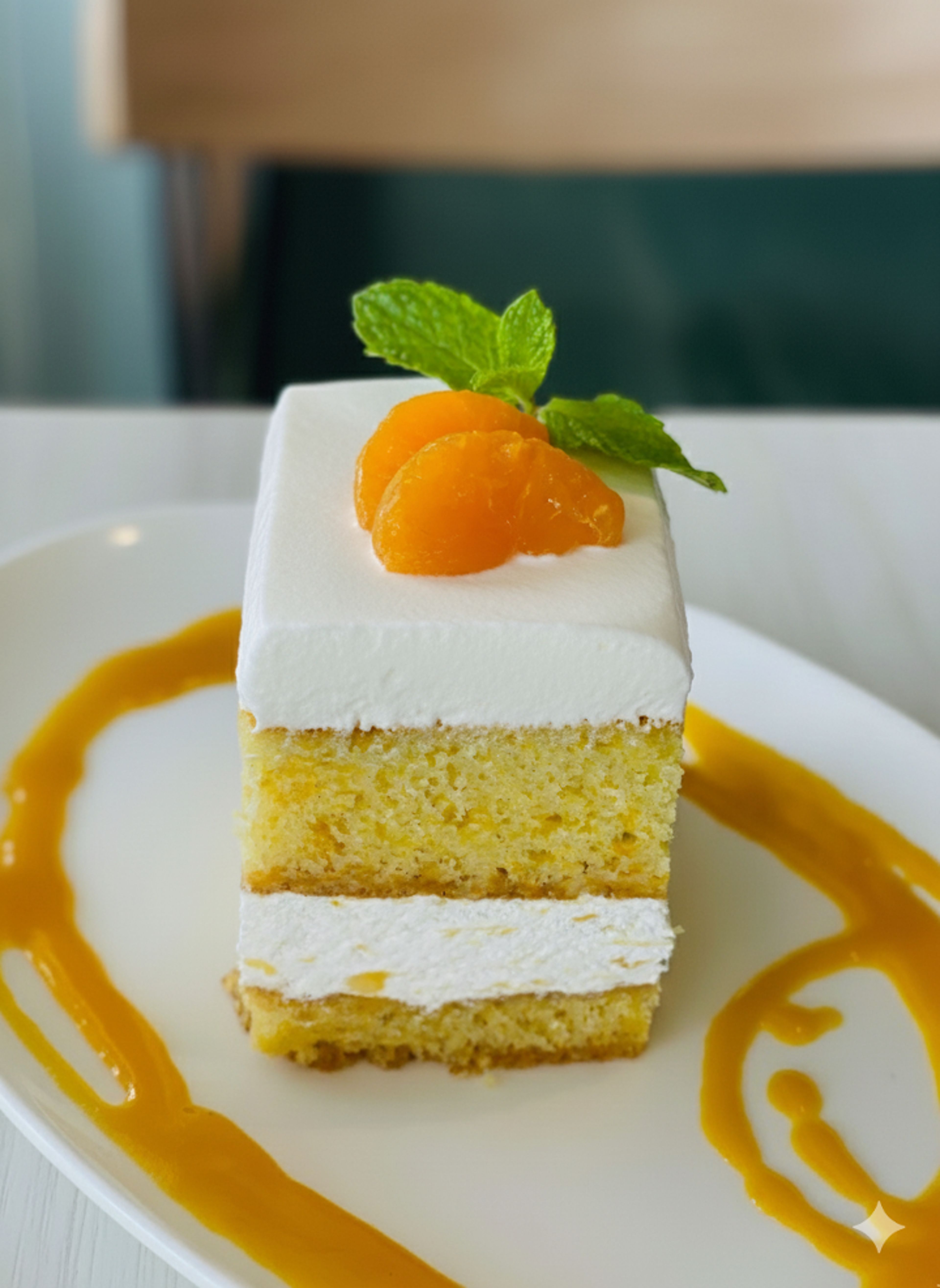 Orange Mandarin Cake.