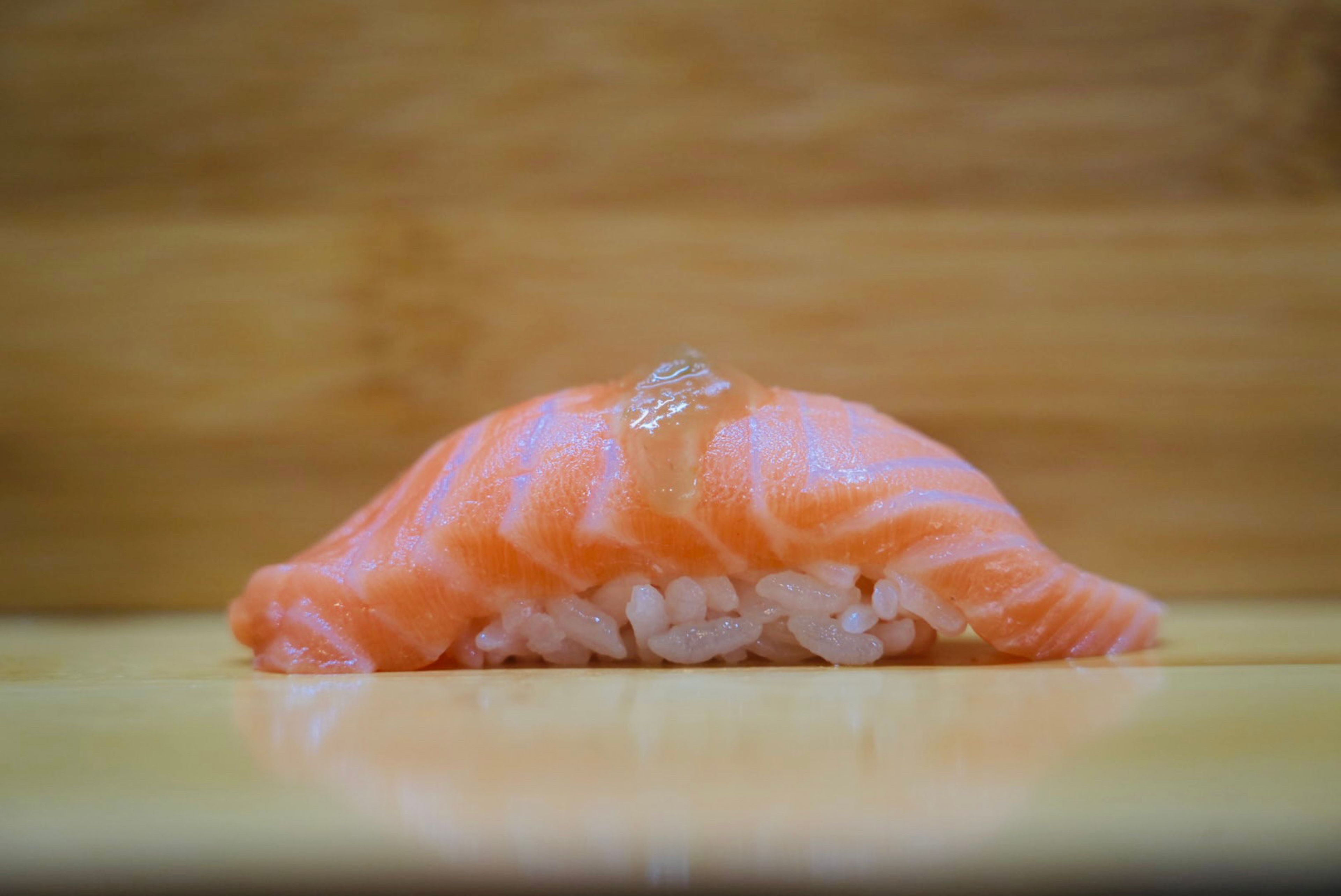 King Salmon Yuzu Kosuho sushi.