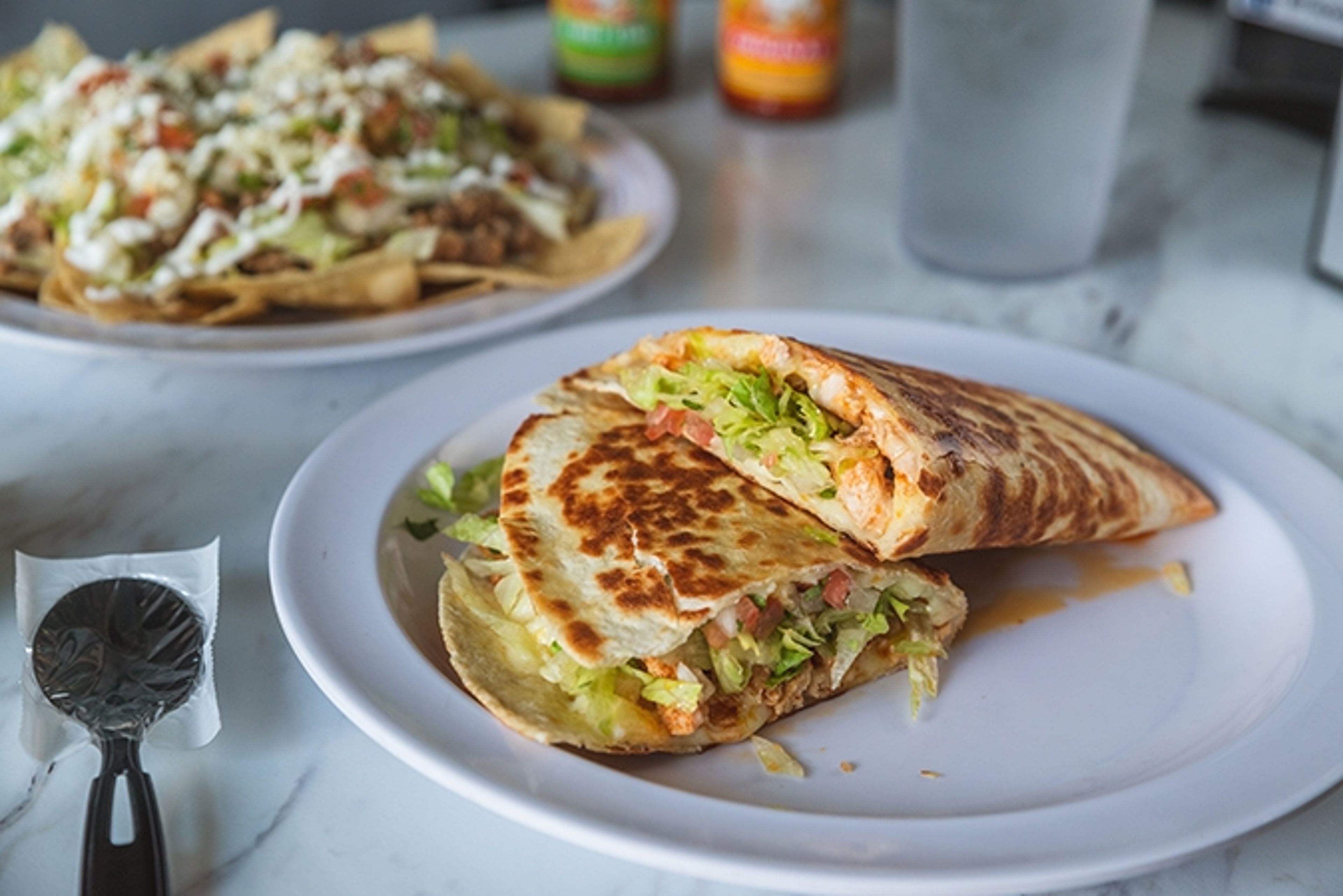 Grande Cheese Quesadilla.
