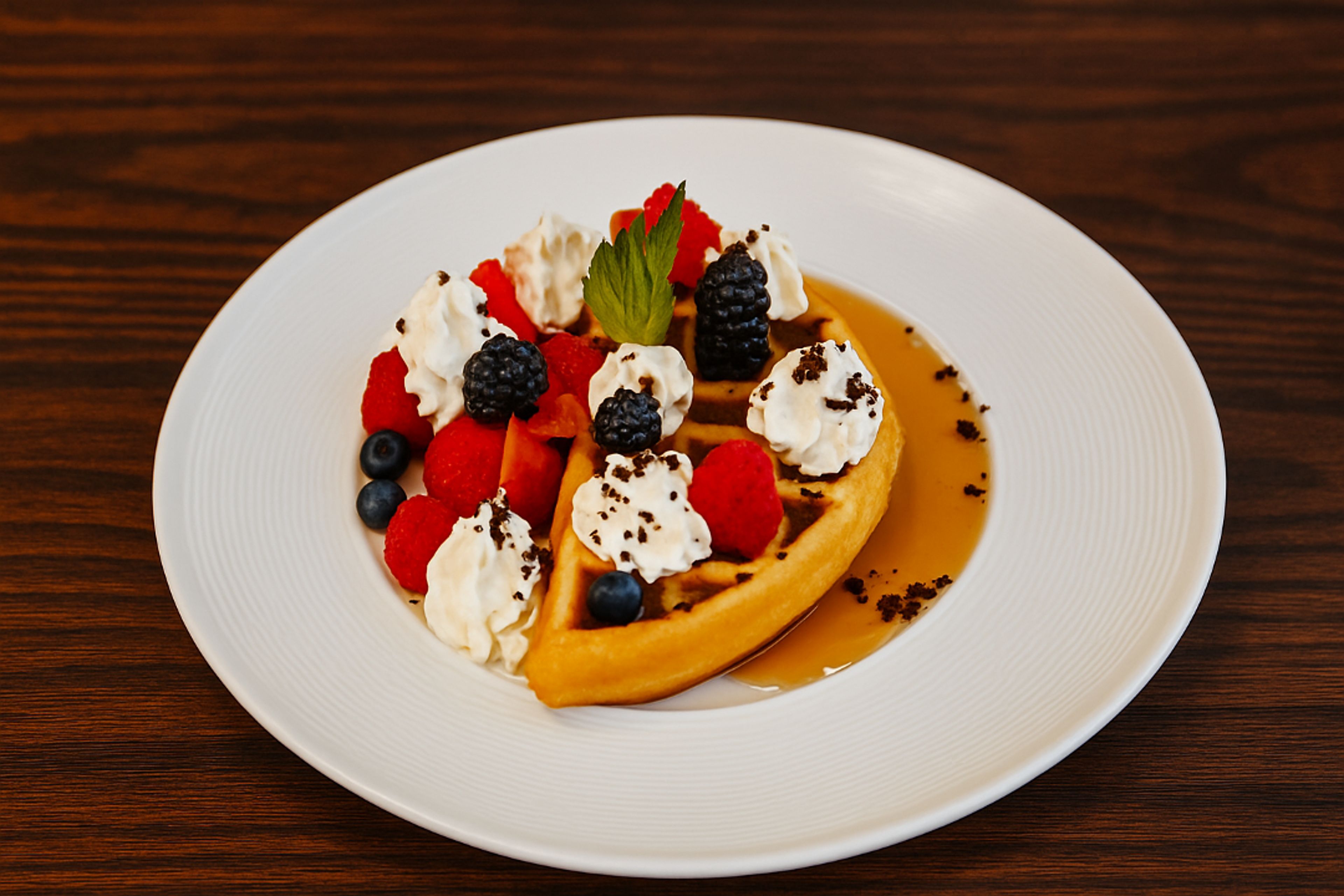 Belgian Waffles.