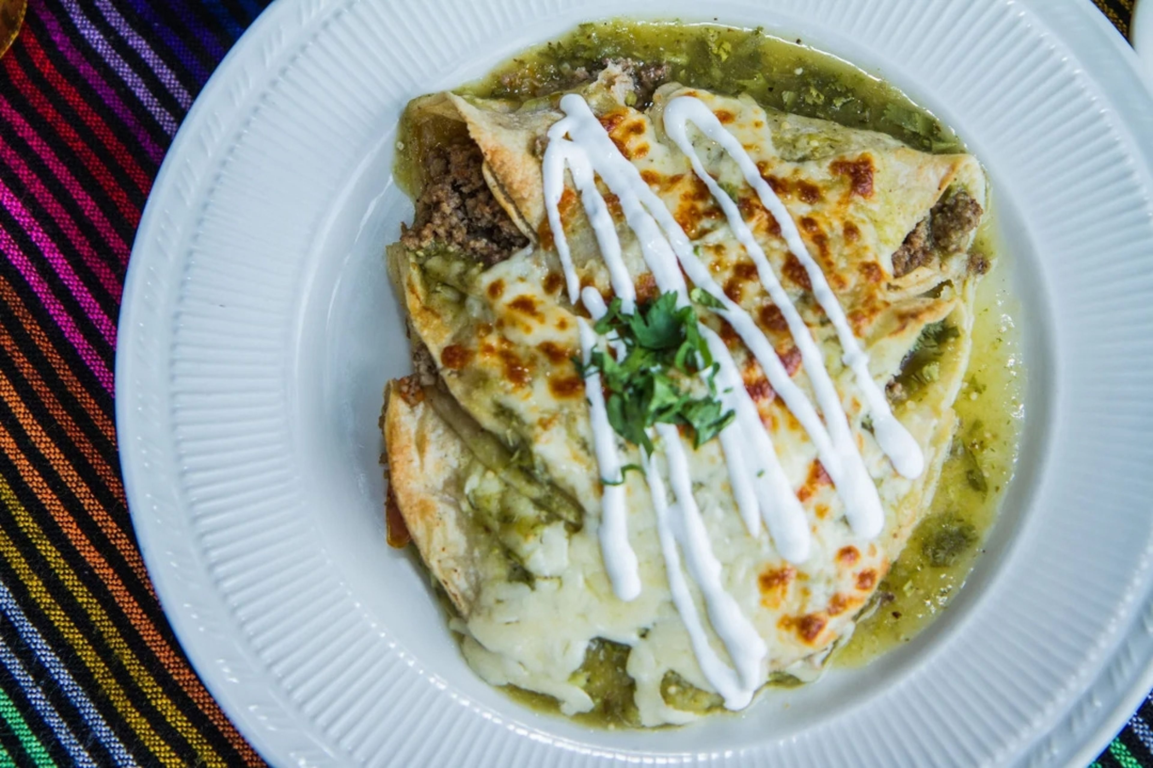 Enchiladas Suizas.