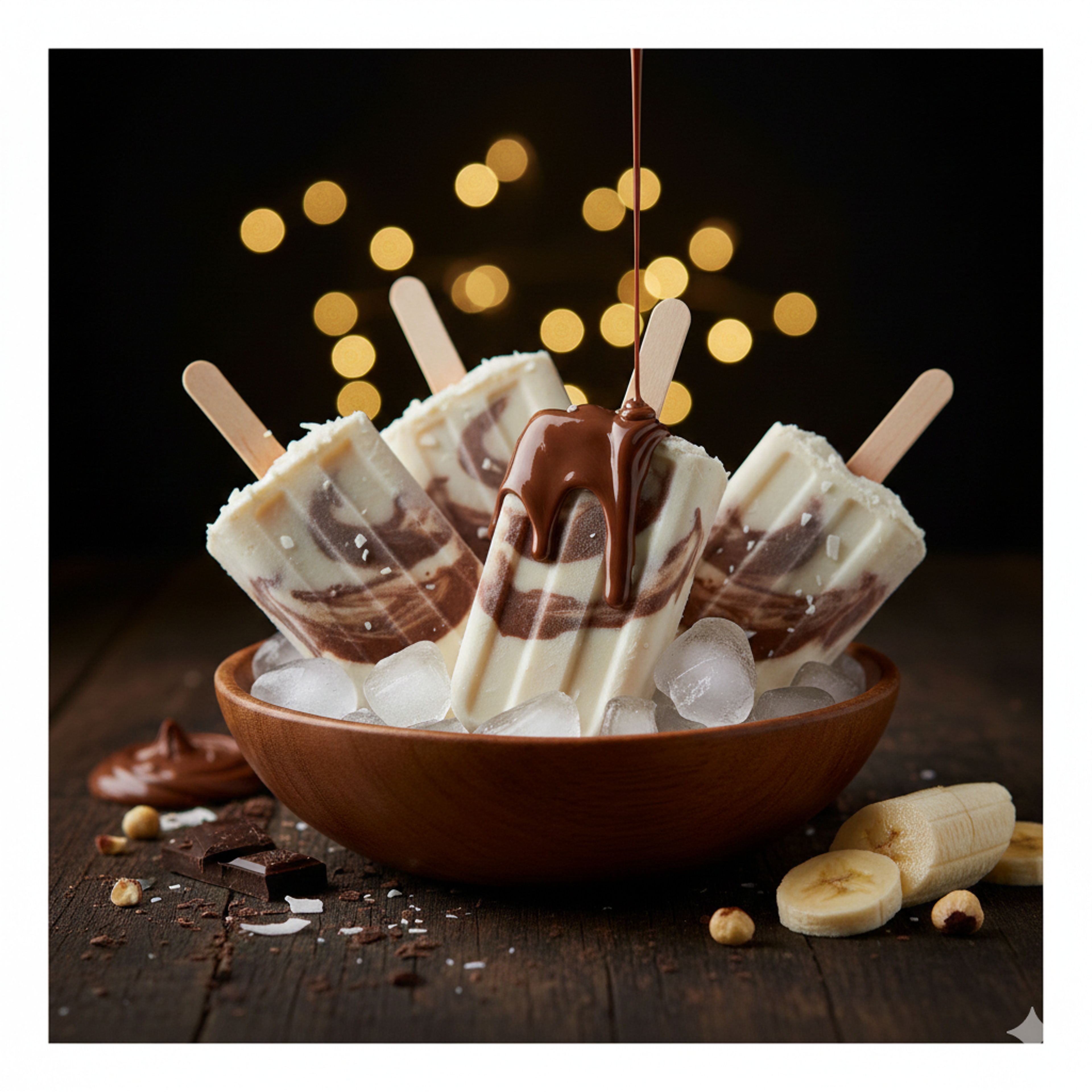 Paleta Banana & Dulce de Leche.