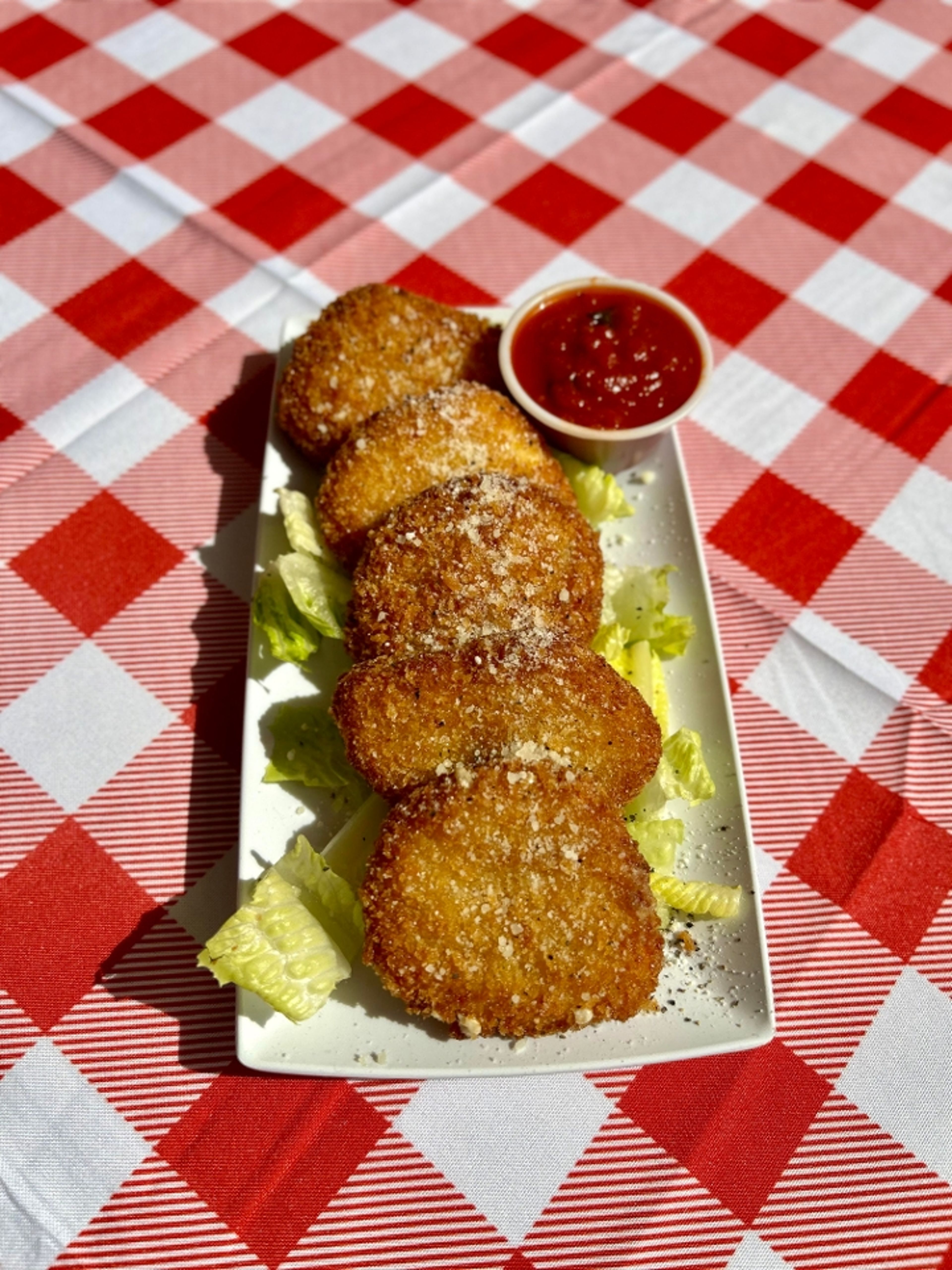 Fried Fresh Mozzarella.