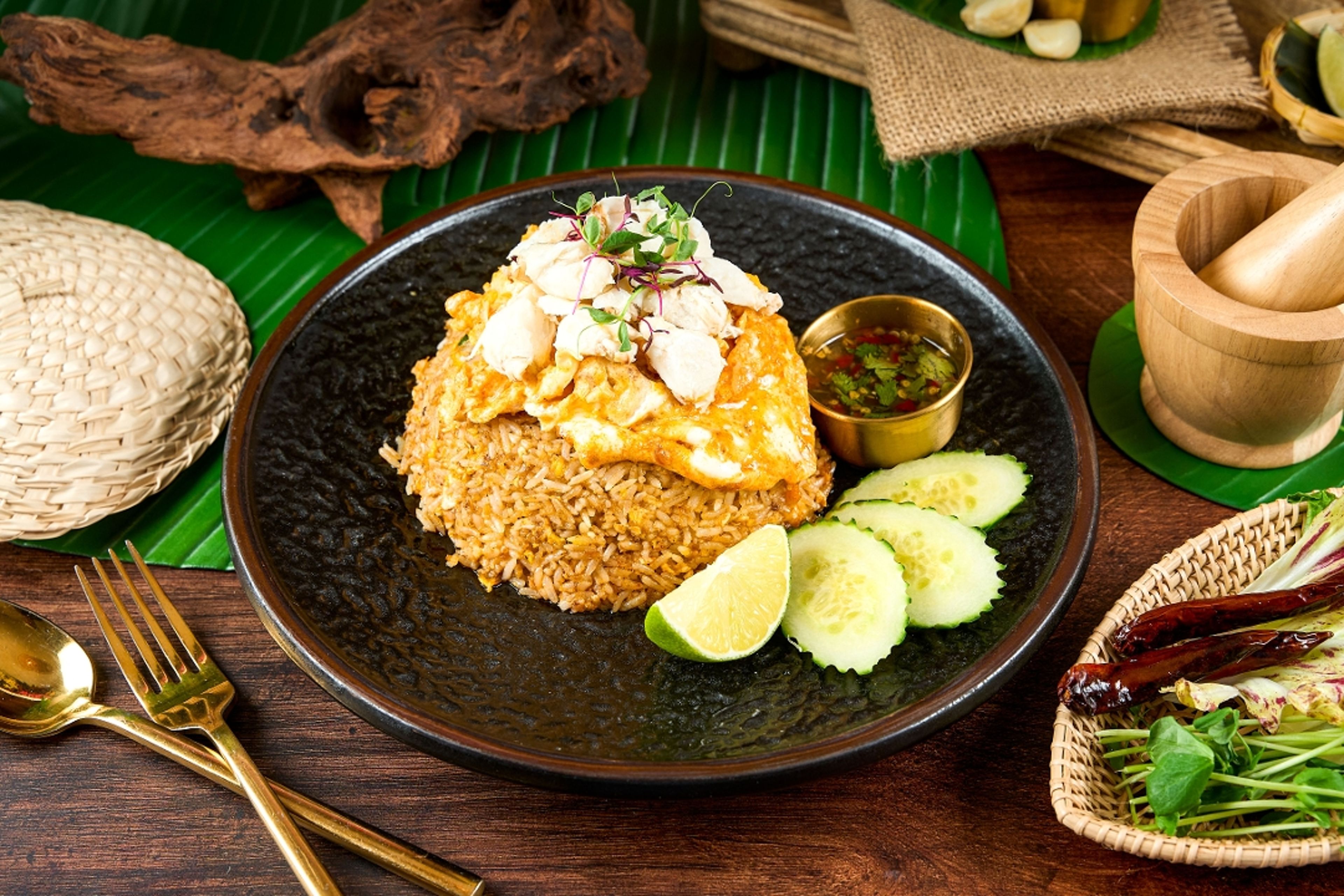 Crab Meat Fried Rice.