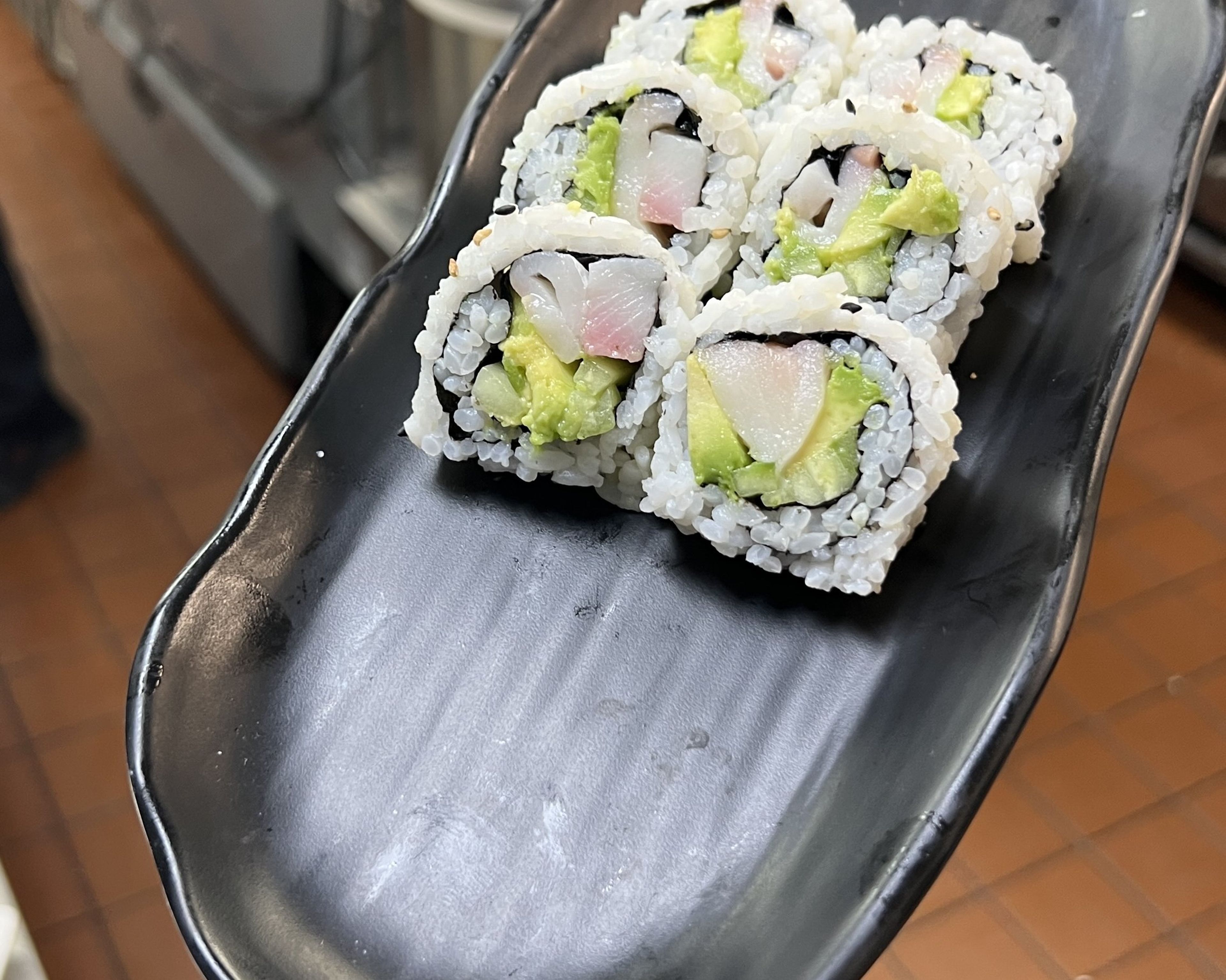 Shrimp tempura roll.