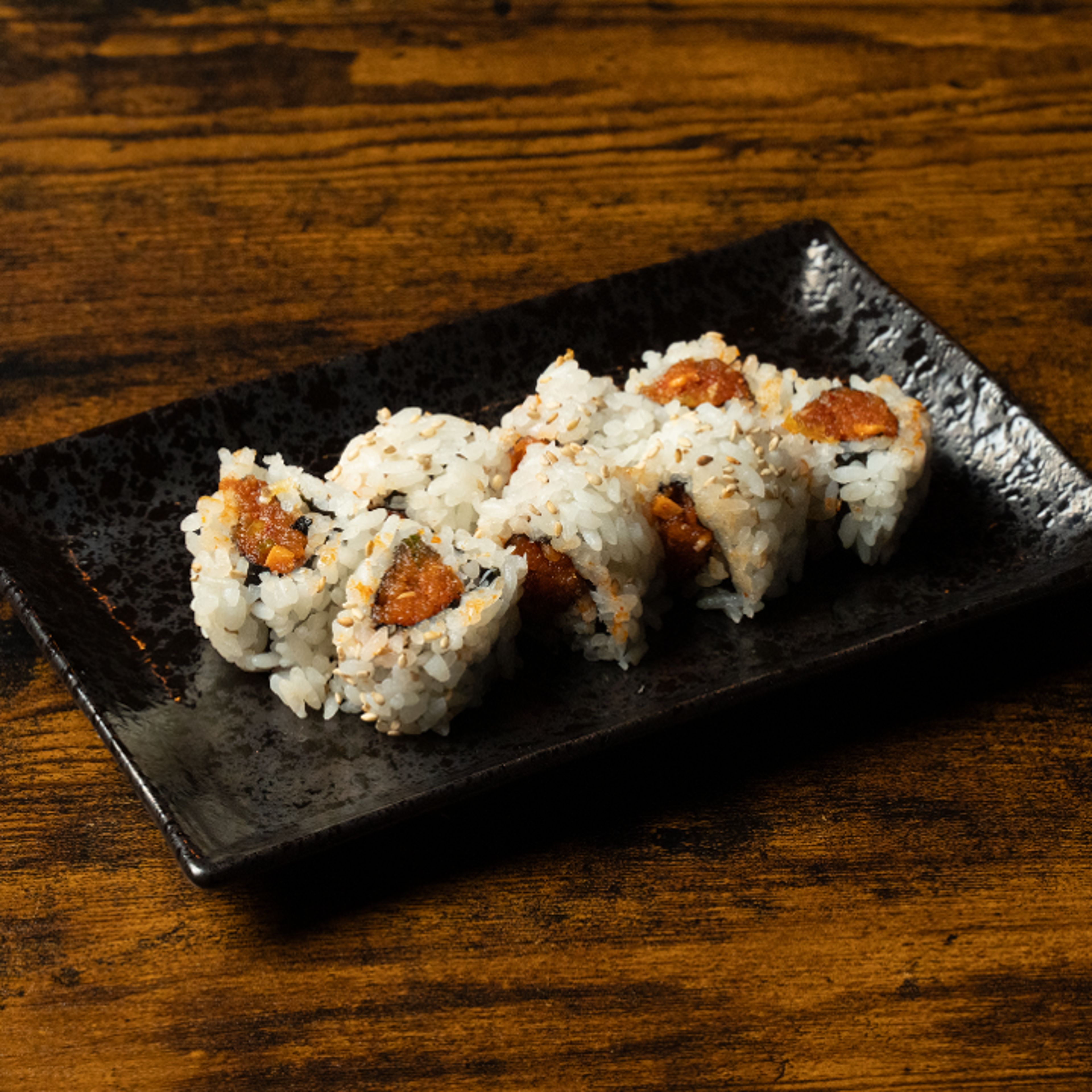 CHILI GARLIC SALMON* 8PC.